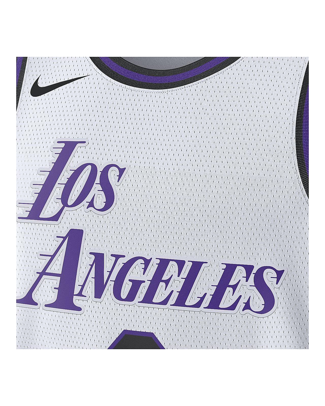 Nike Men's 2021-22 City Edition Los Angeles Lakers LeBron James #6