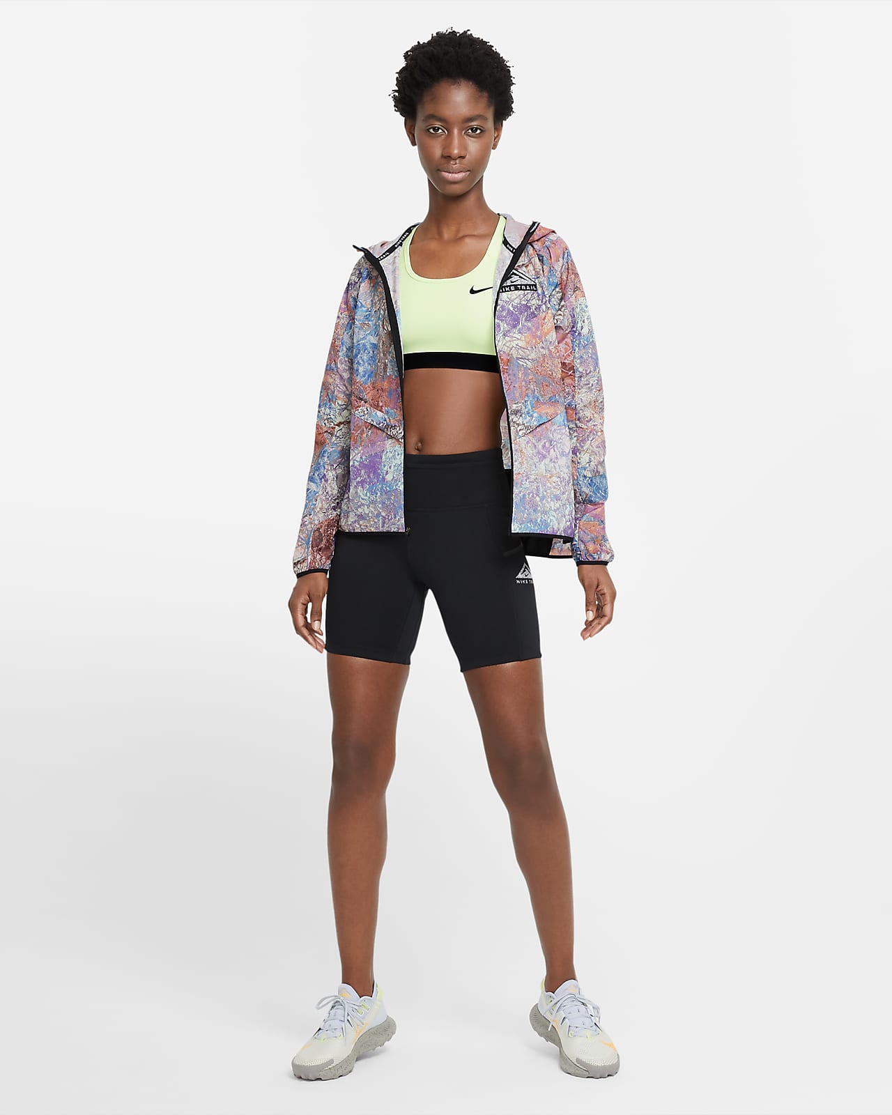 nike windrunner cropped jacket