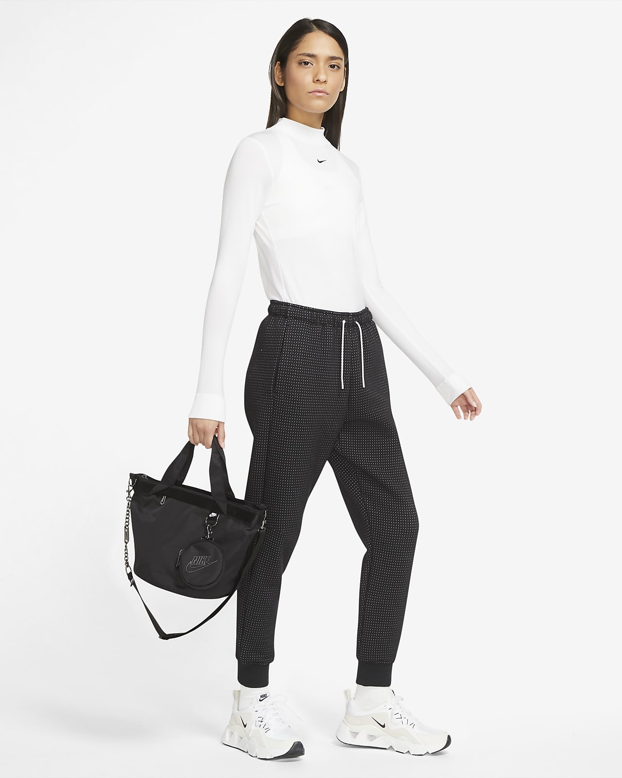 Nike Sportswear FUTURA LUXE TOTE UNISEX SET - Handbag -  black/black/white/black 
