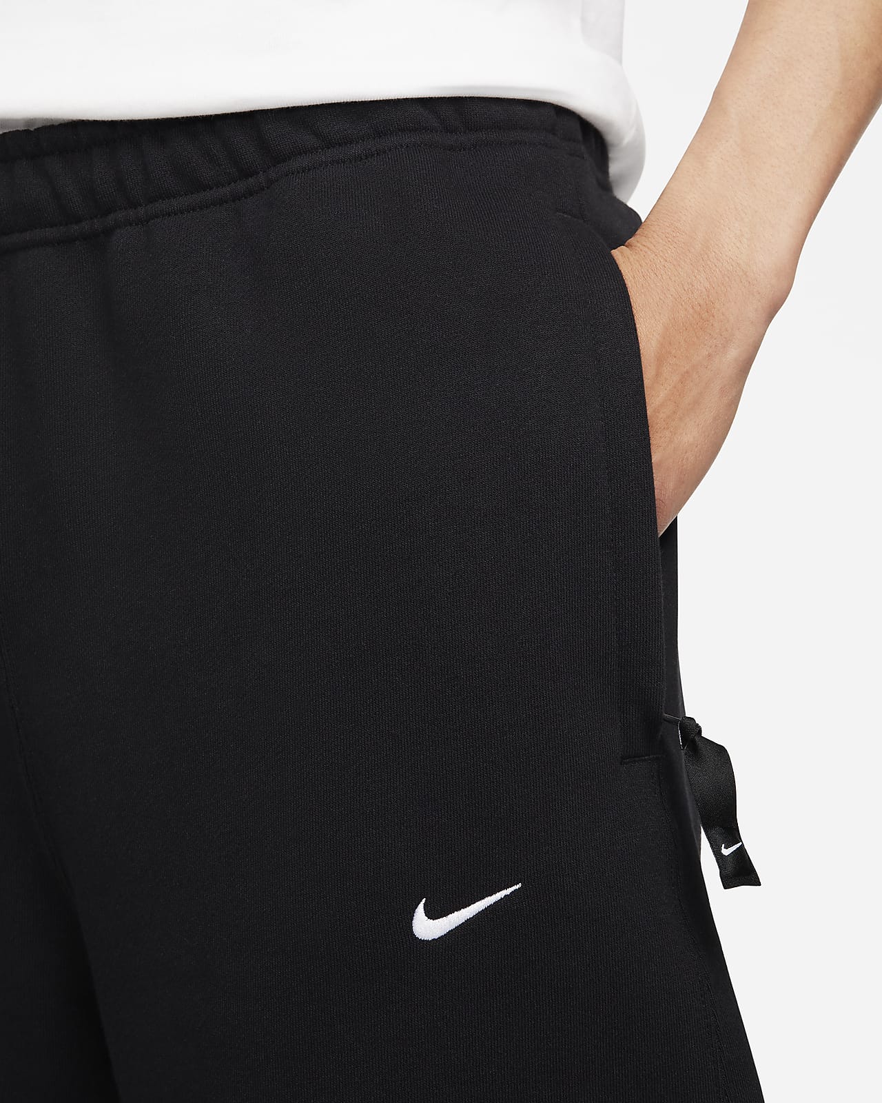 Nike NikeLab Heavyweight Solo Fleece Pants Mens Sz XL Black NRG