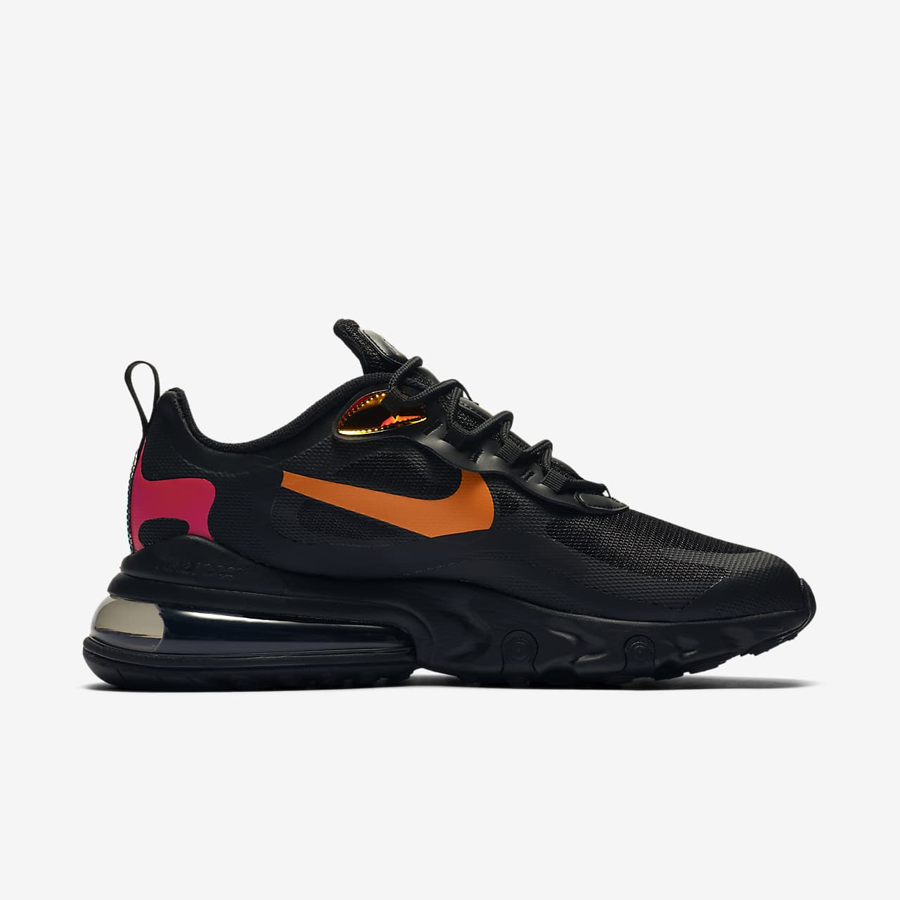 nike air max 270 react men black