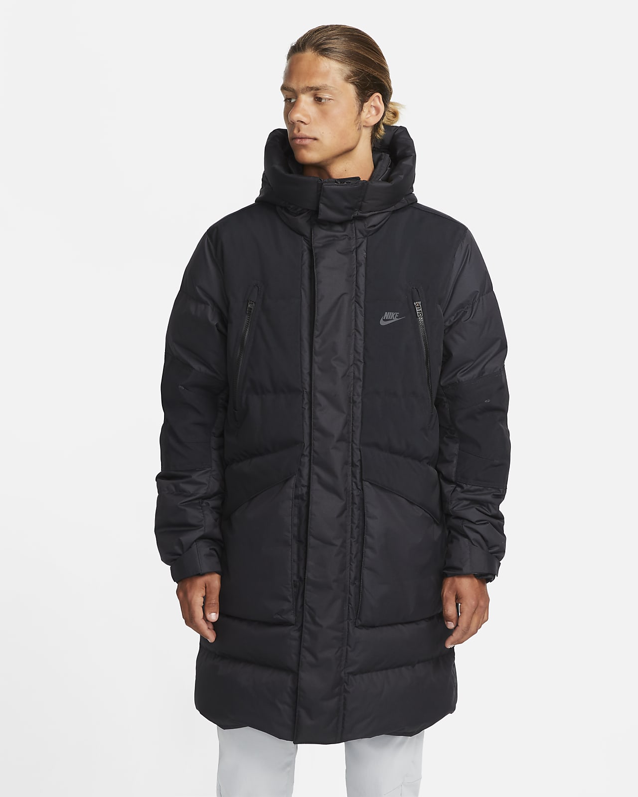 nike hooded parka