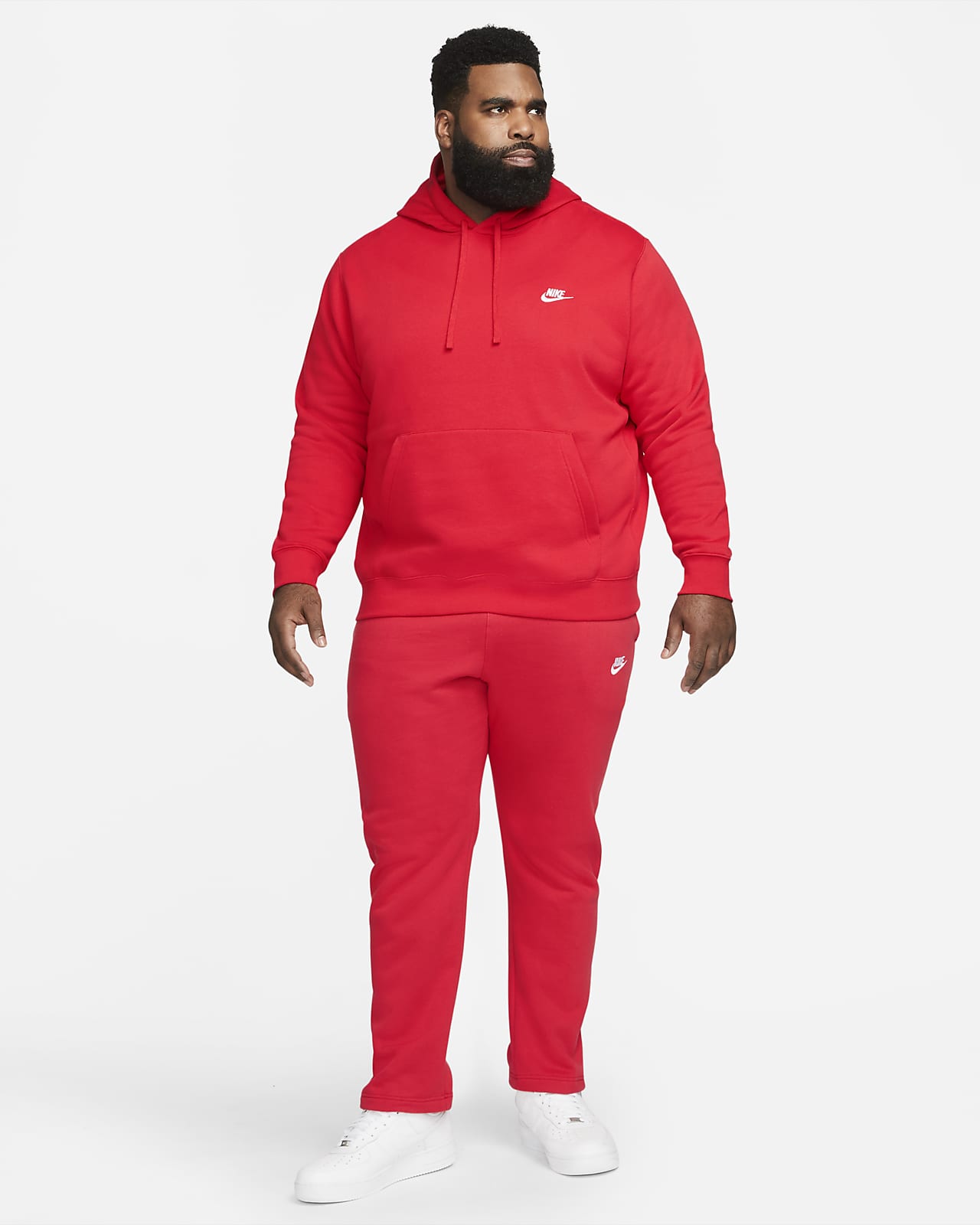 Nike Men's Sportswear Club Fleece Monogram Jogger Pants in Grey - ShopStyle