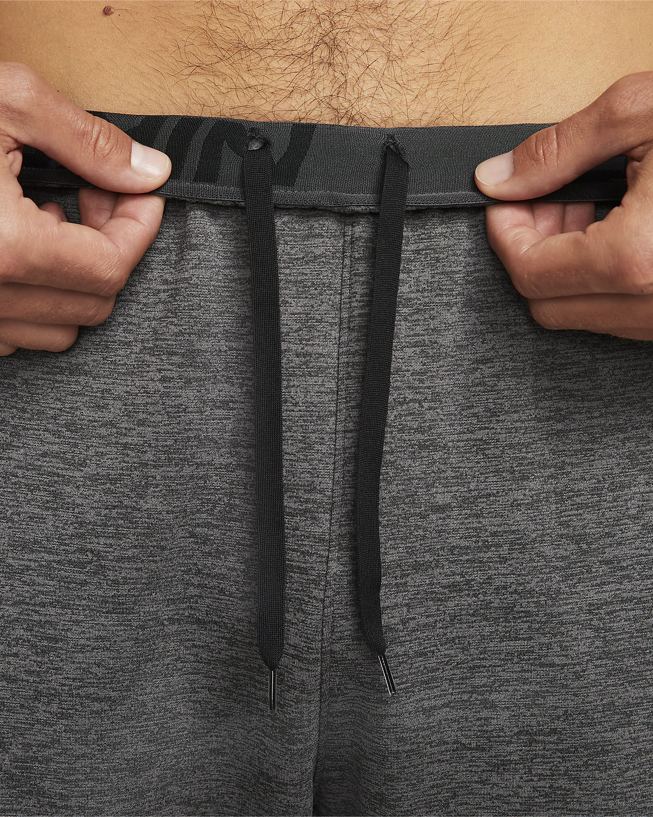 Nike Therma-FIT Men's Training Pants (Medium, Black/Heather/Black/White) at   Men's Clothing store