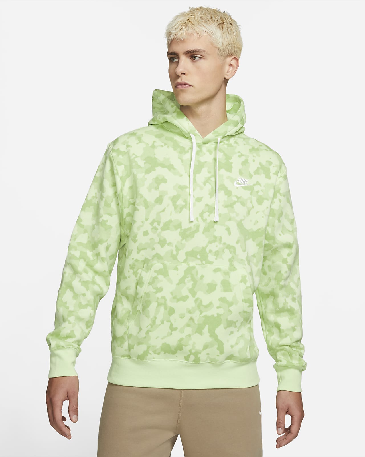 mens white hoodie nike