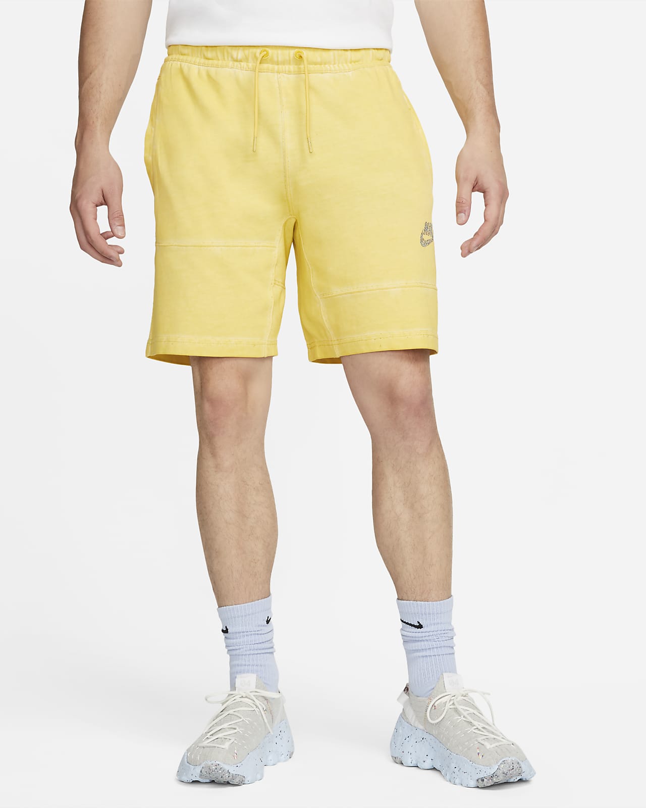 nike yellow shorts men