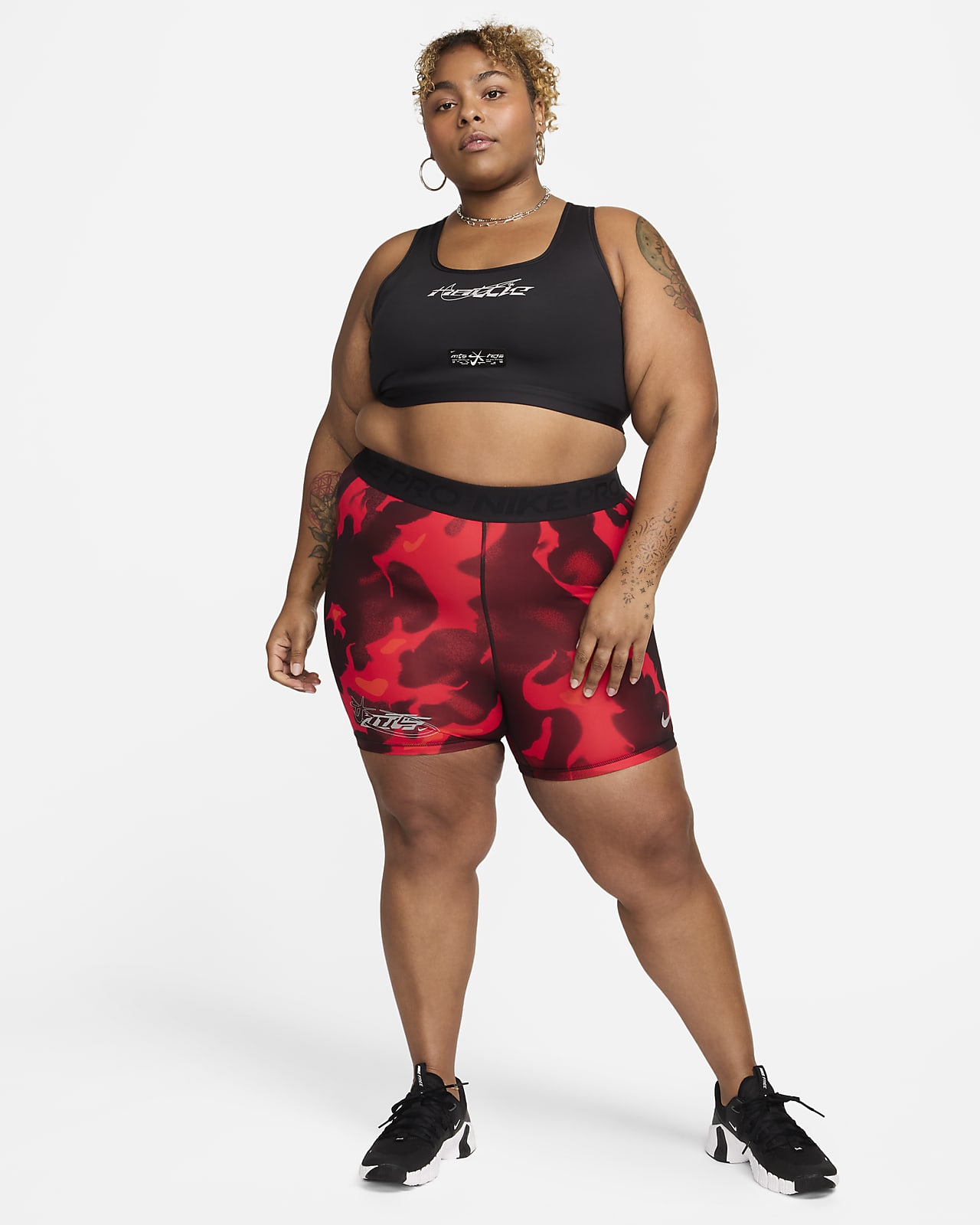 Nike biker shorts plus store size