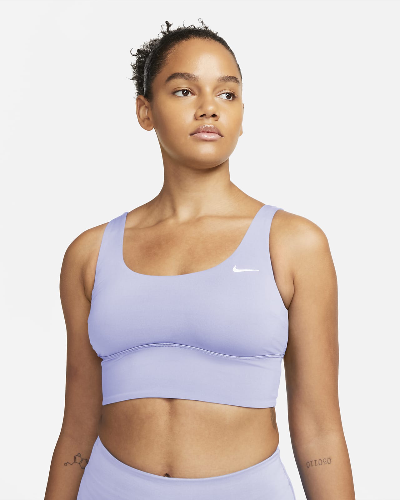 Prenda para la parte superior de Midkini de cuello redondo para mujer Nike Essential