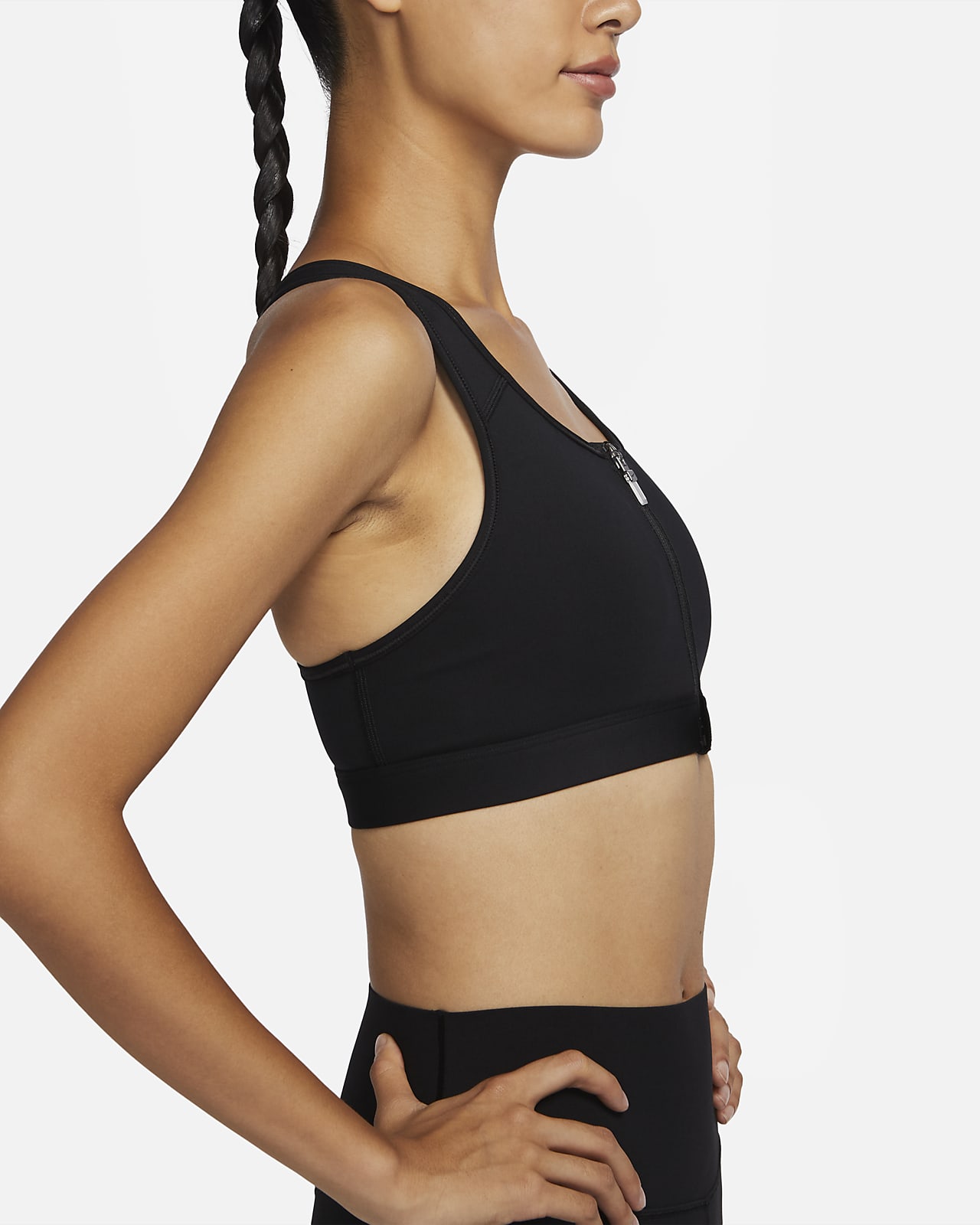 Nike Performance NIKE SWOOSH WOMEN'S MEDIUM-SUPPORT PADDED ZIP