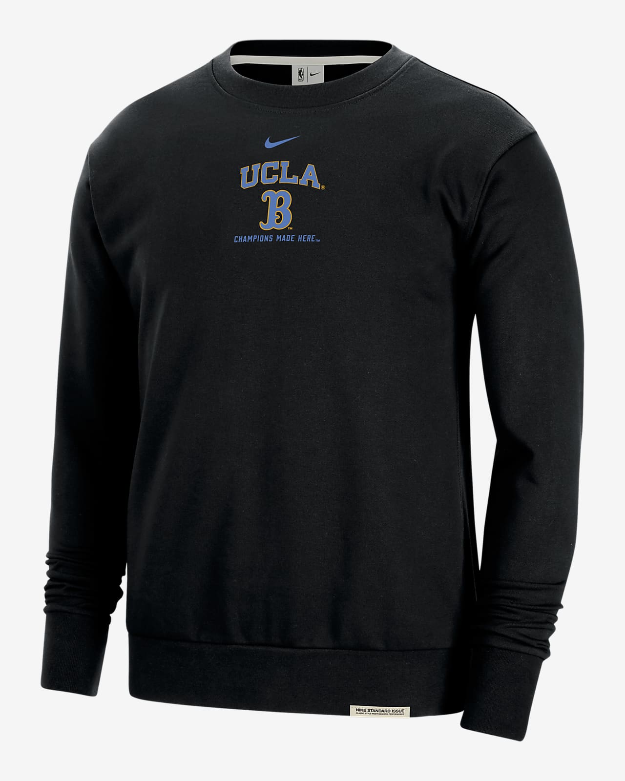 UCLA Standard Issue Men's Nike College Fleece Crew-Neck Sweatshirt