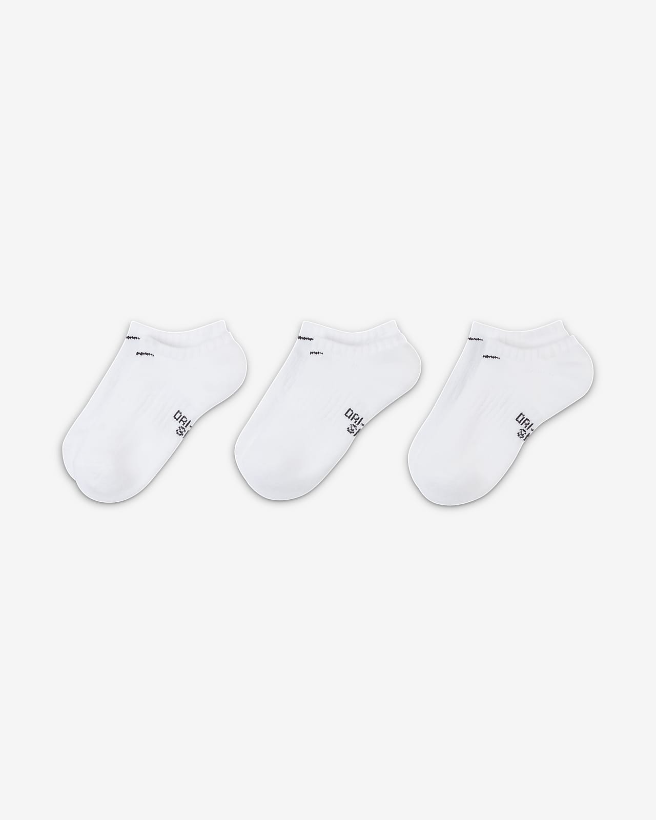 Nike Everyday Older Kids' Cushioned No-Show Socks (3 Pairs). Nike SE