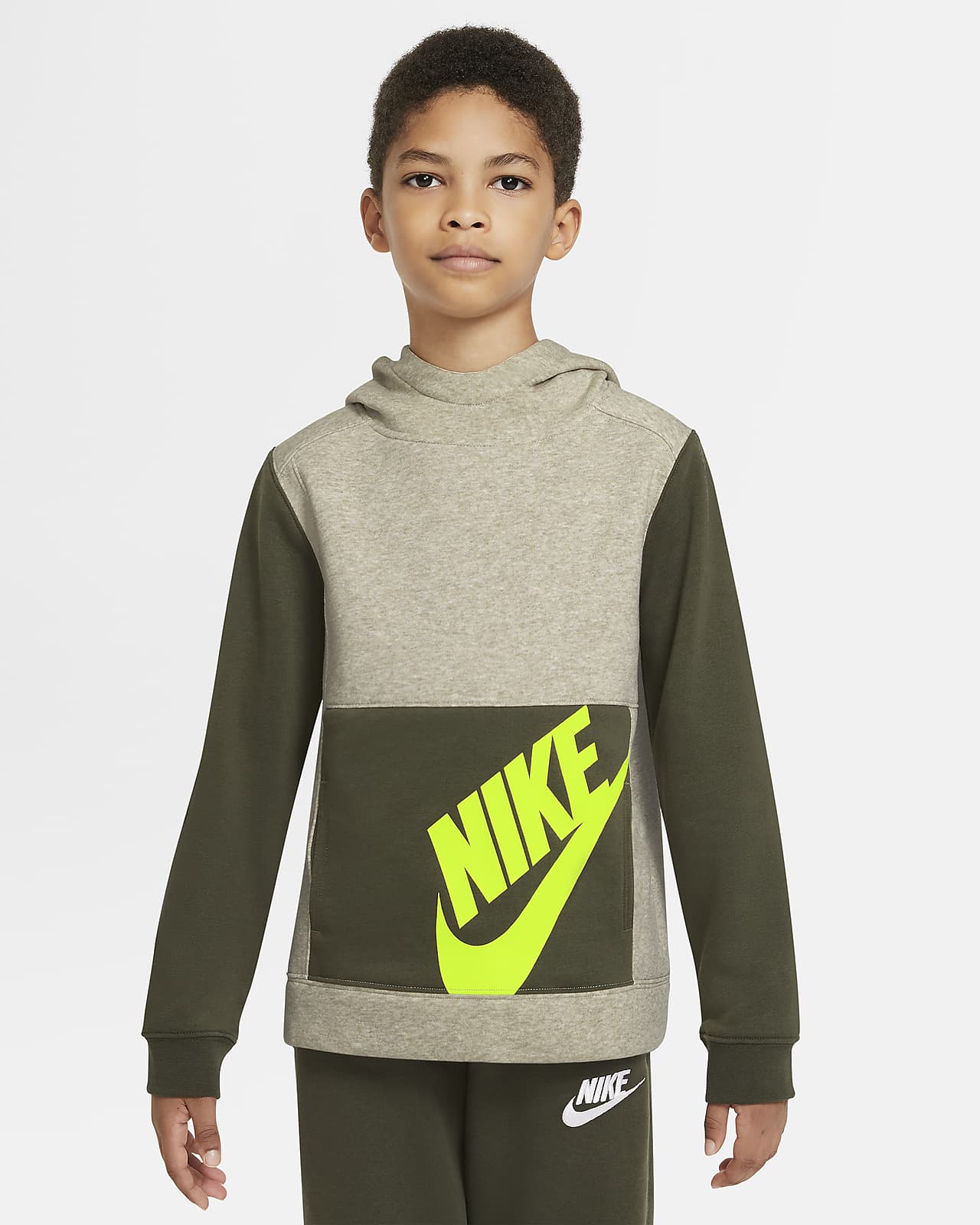 Sudadera con capucha sin cierre para niño talla grande Sportswear. Nike