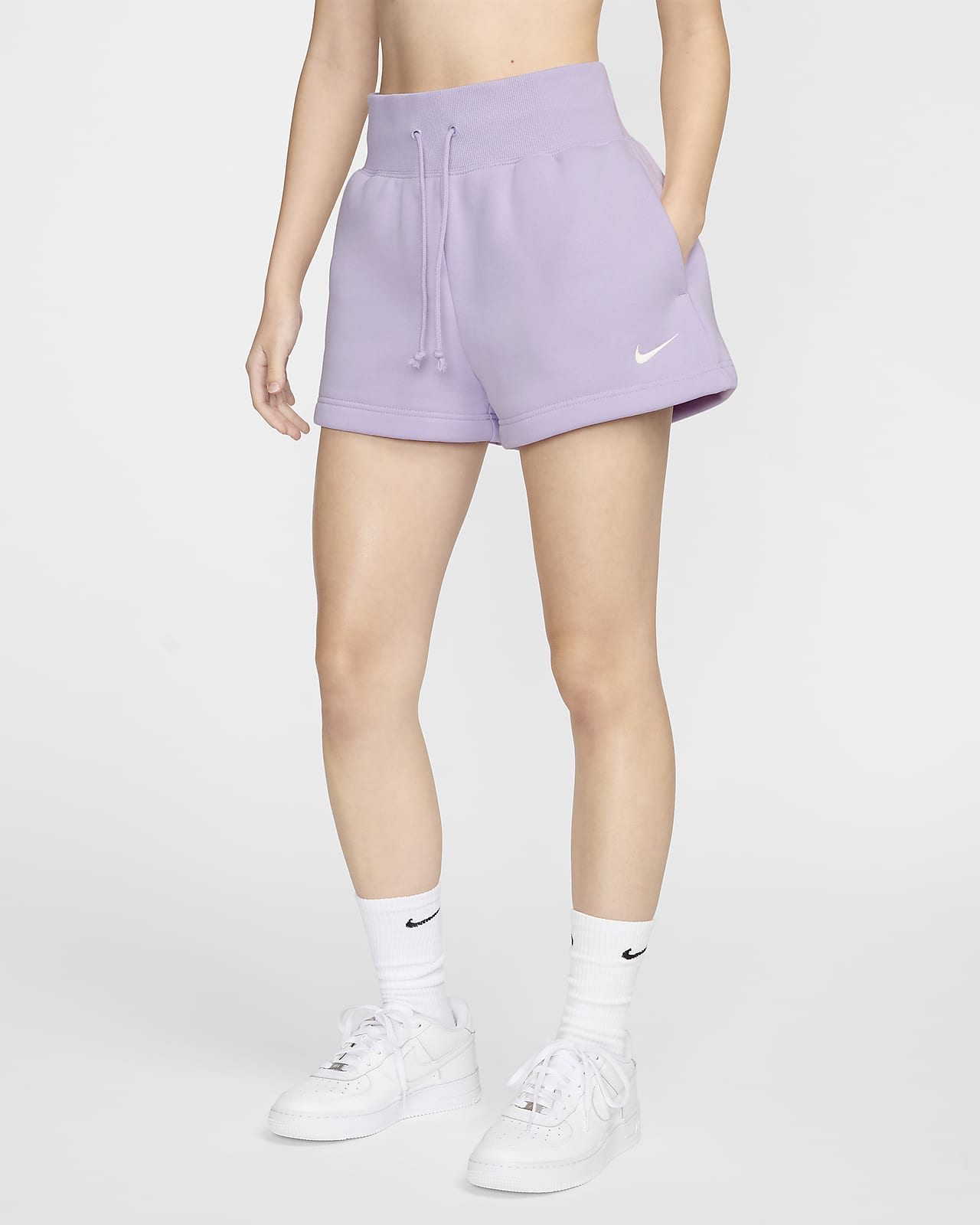 Nike Sportswear Phoenix Fleece Women's High-Waisted Shorts. Nike MY
