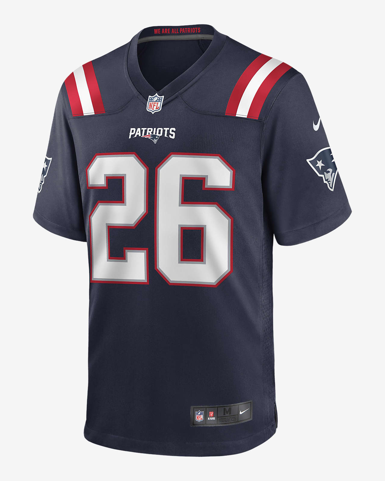 NFL New England Patriots (Sony Michel) Men's Game Football Jersey