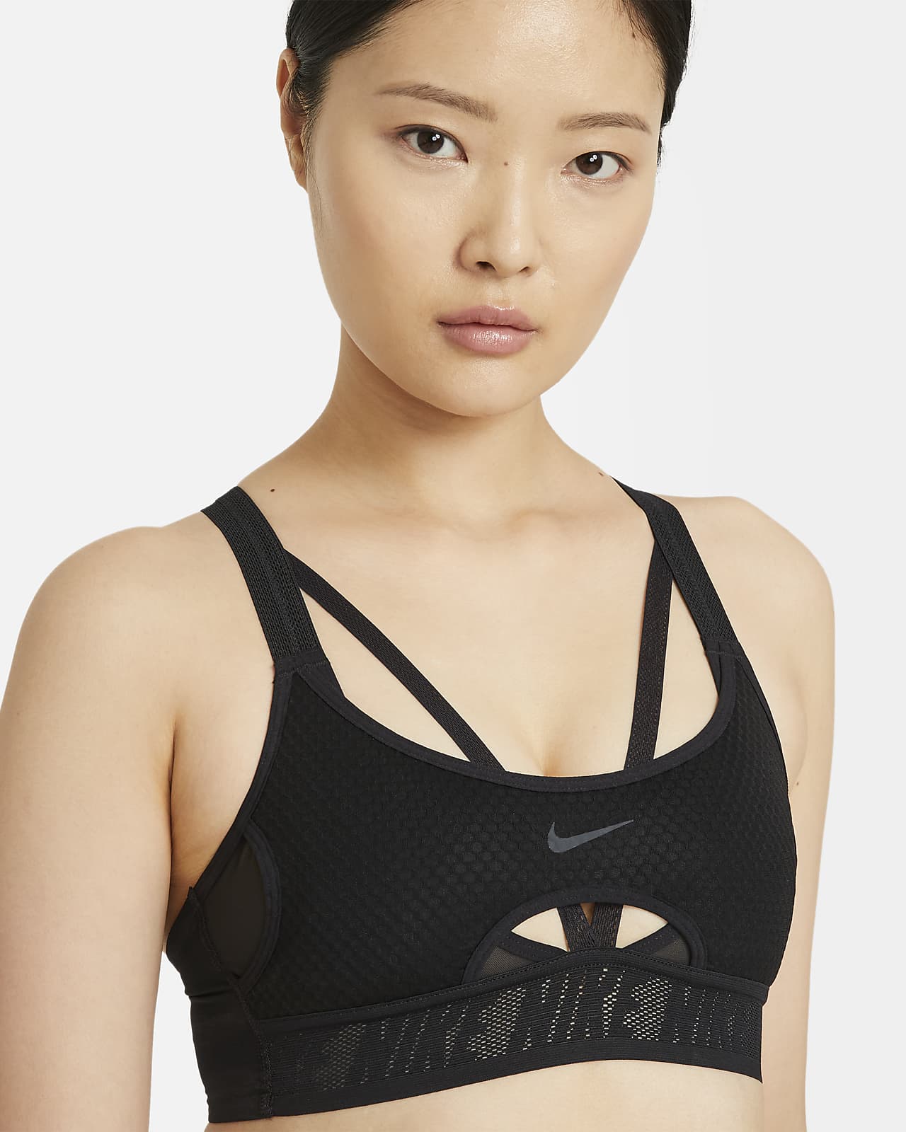 nike women's air mesh low sports bra