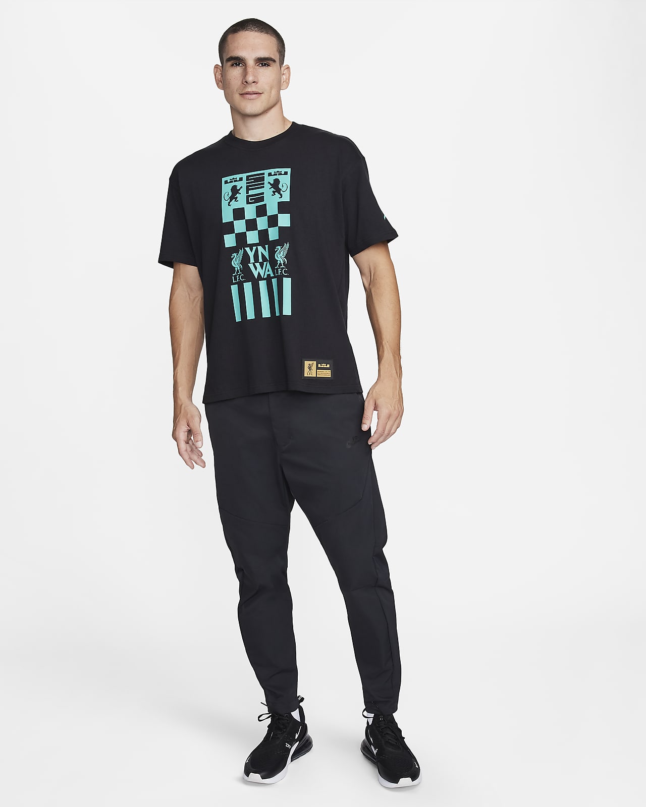 LeBron x Liverpool FC Men's Nike Max90 Soccer T-Shirt
