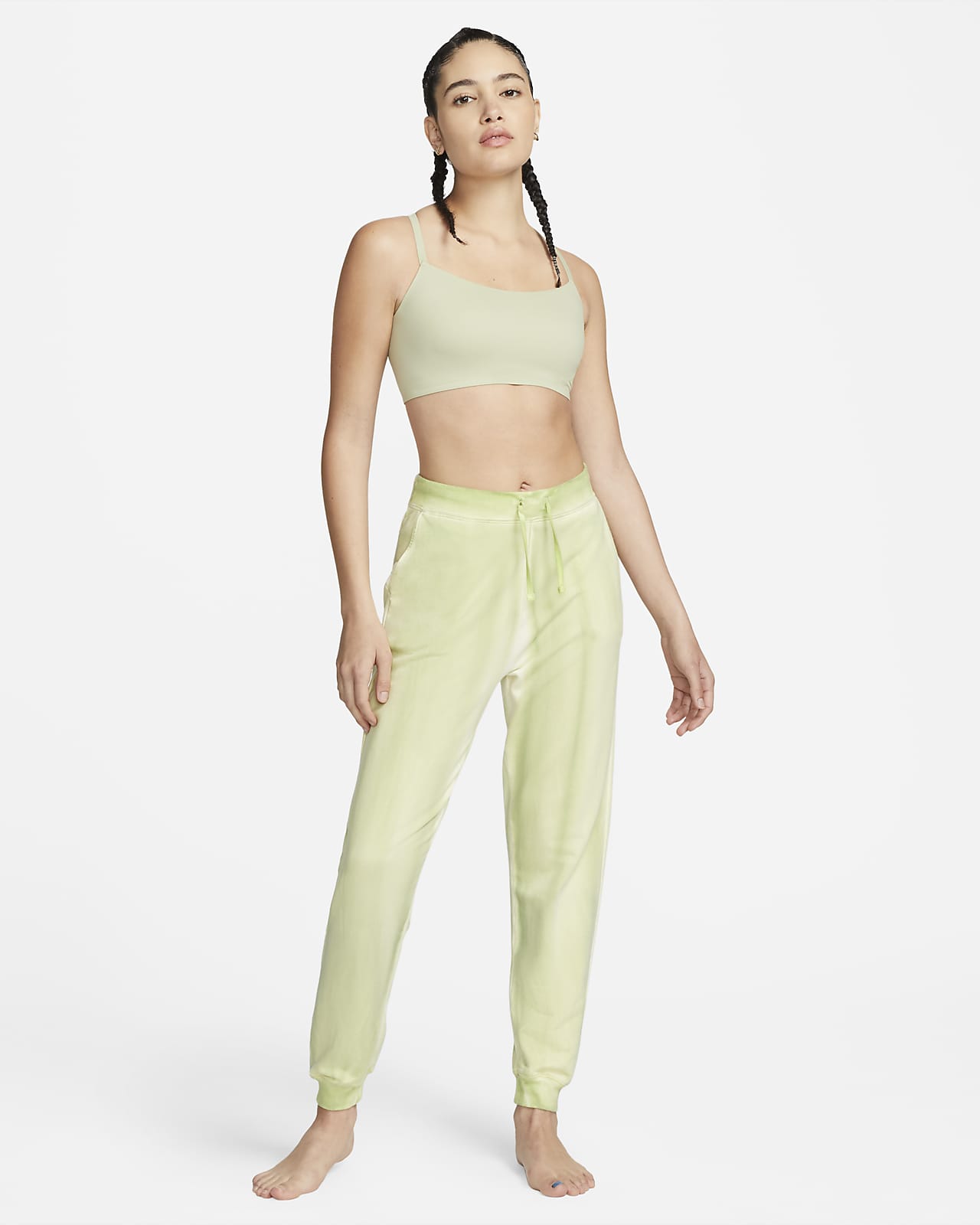 Nike Yoga Luxe 7/8FleeceJogger für Damen. Nike AT