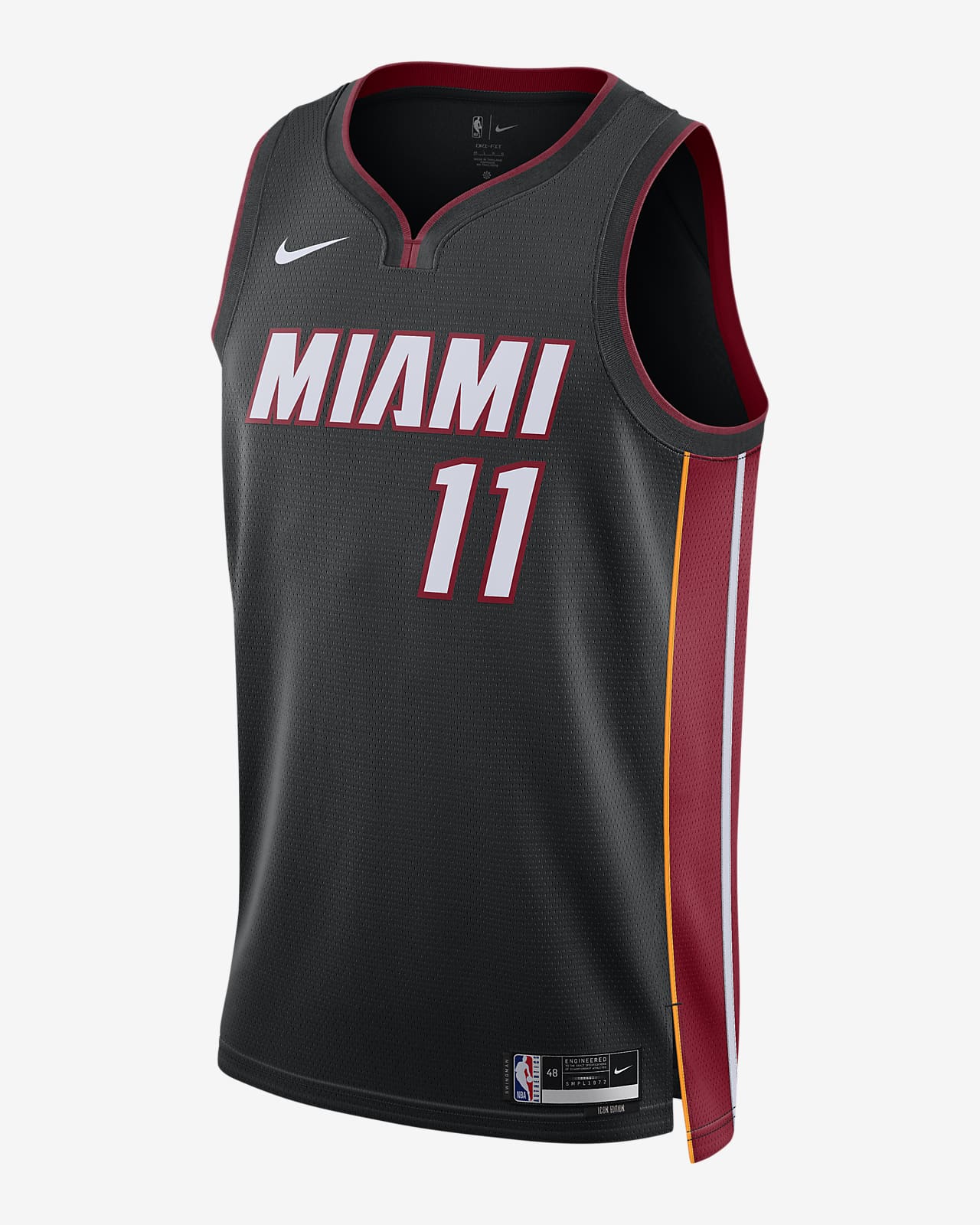 Jersey Nike Dri-FIT de la NBA Swingman para hombre Miami Heat Icon Edition 2022/23
