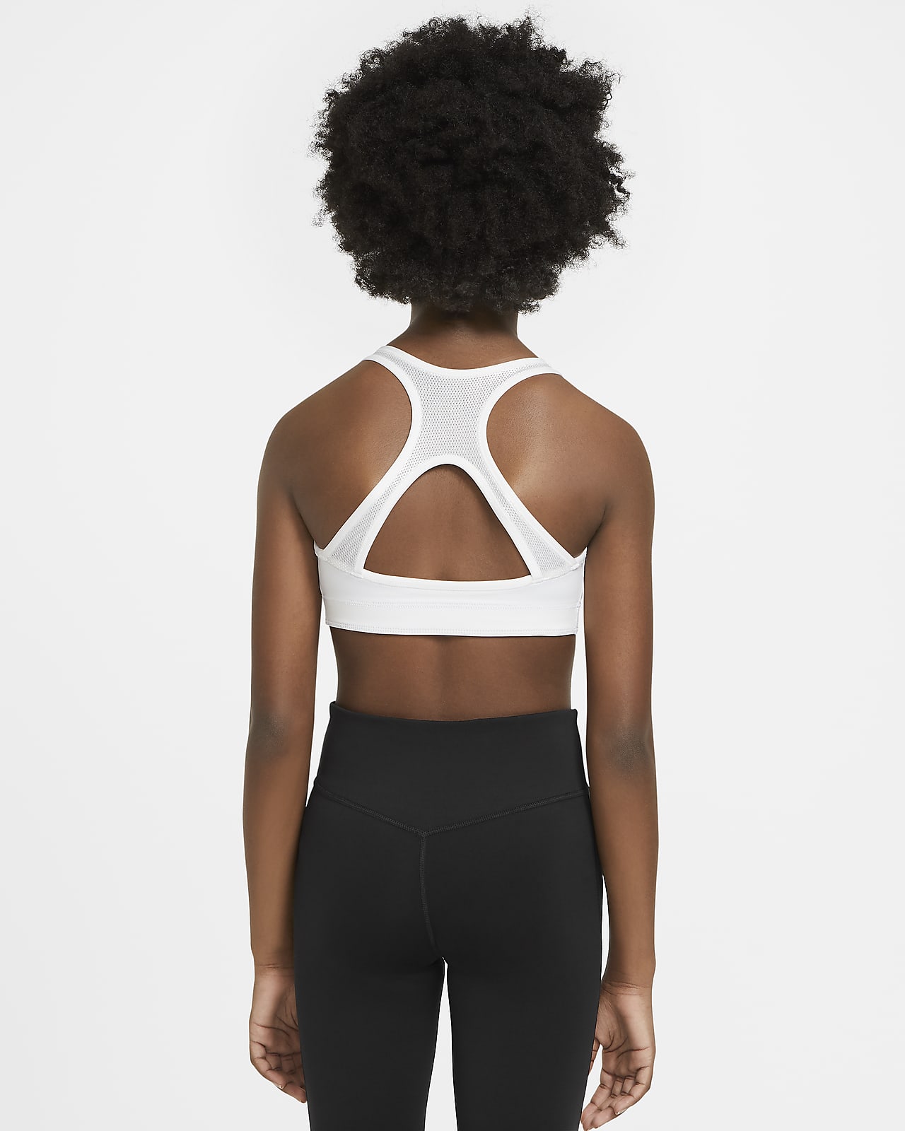 tan nike sports bra