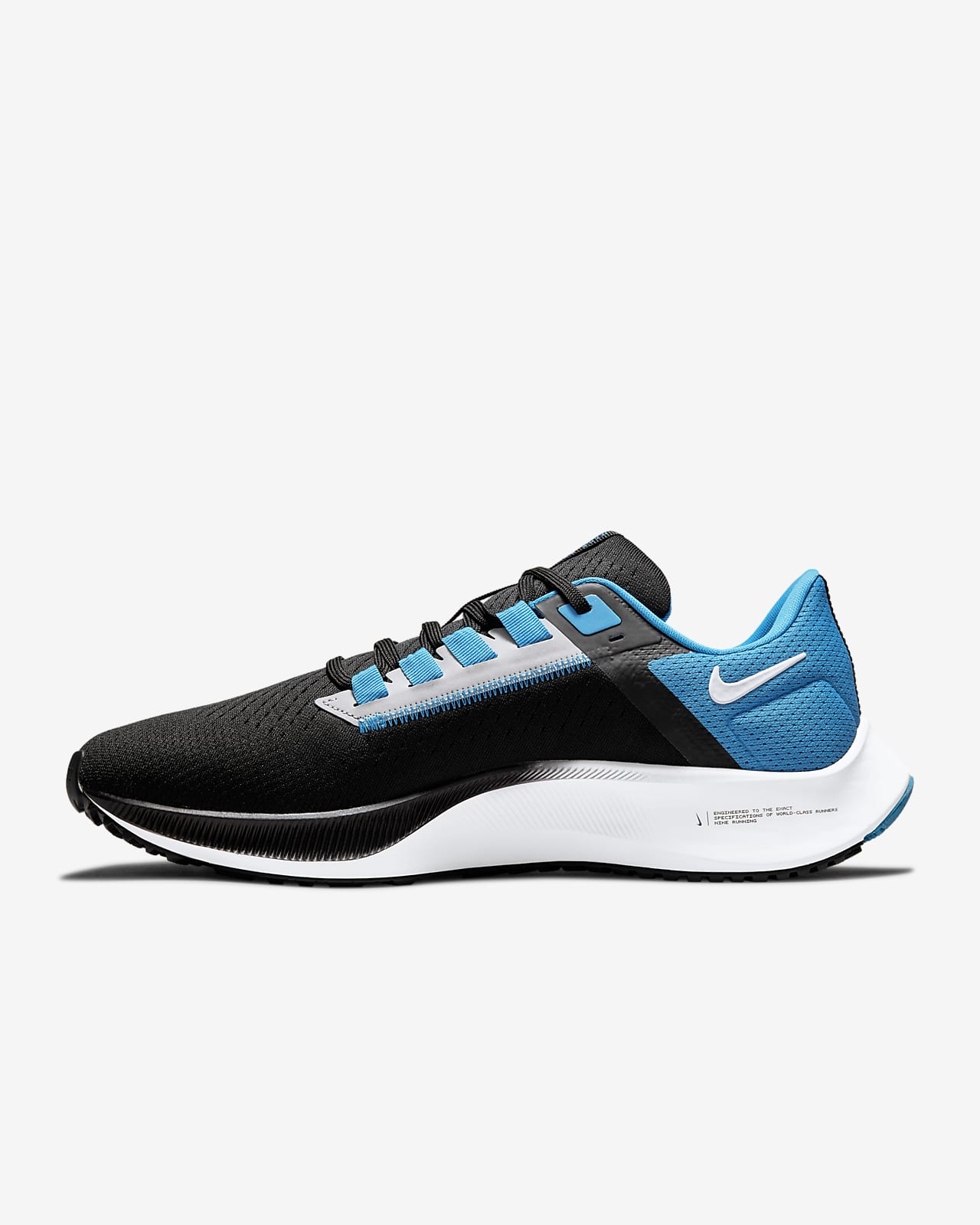 Nike Air Zoom Pegasus 38 (NFL Carolina Panthers) Men's Running Shoe