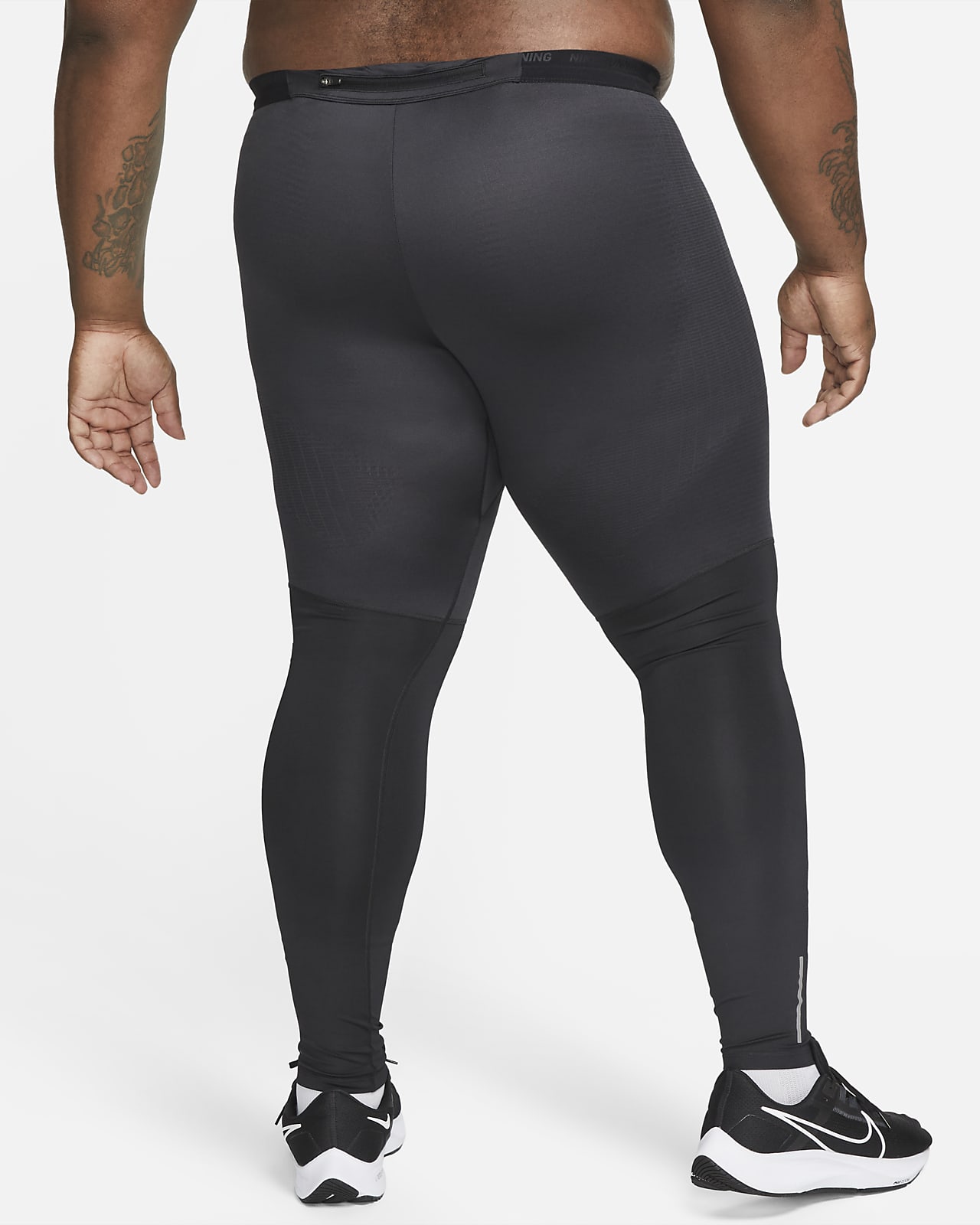 Nike Dri Fit Element Thermal Running Tights Black 380815-010 Men's Medium