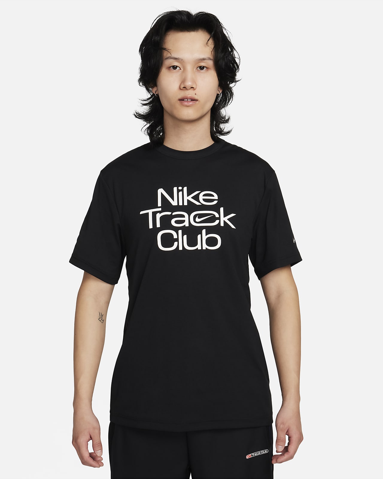 Nike Track Club 男款 Dri-FIT 短袖跑步上衣