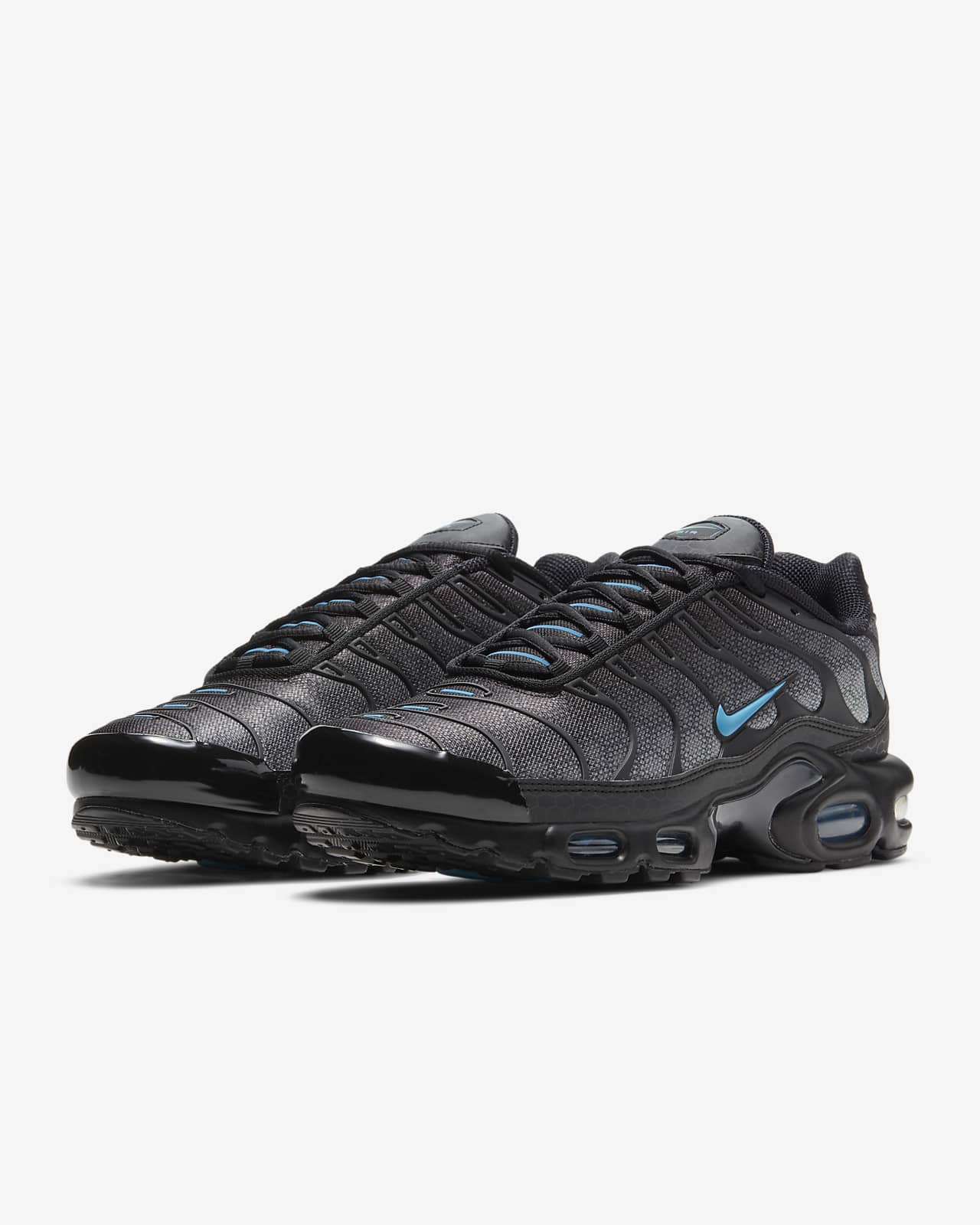 air max plus men's black