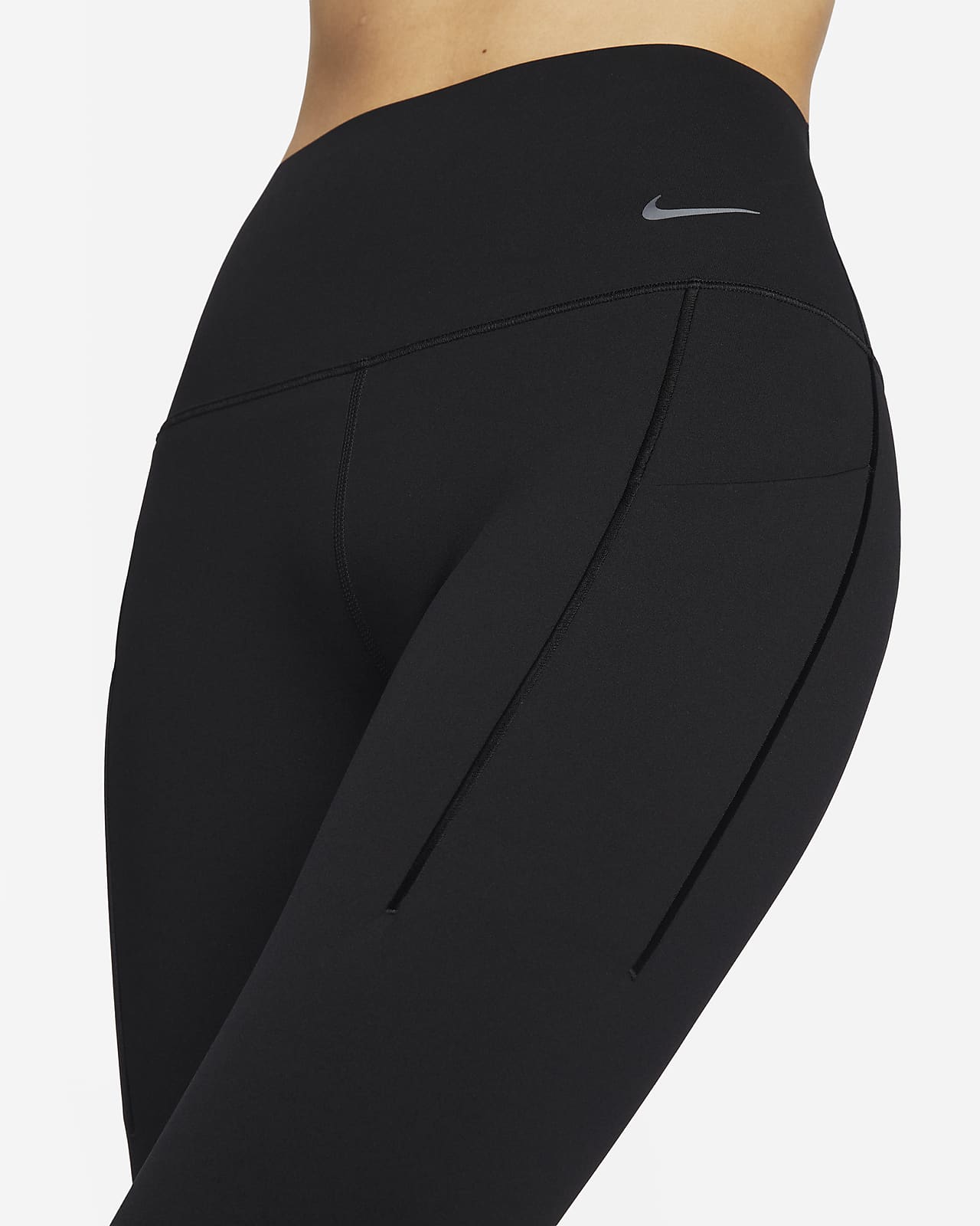 Nike Running DriFit Essential Capri Leggings In Black  ASOS