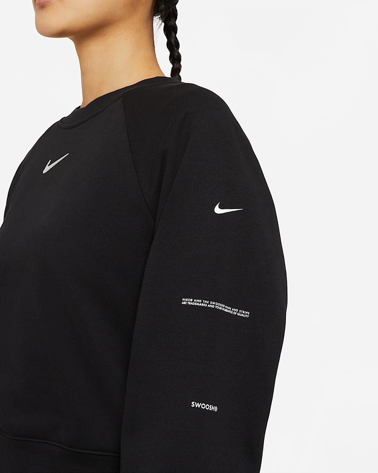 Nike公式 ナイキ スポーツウェア スウッシュ ウィメンズ フレンチ テリー クルー オンラインストア 通販サイト