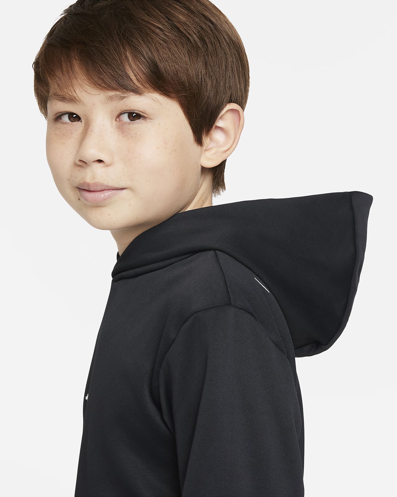 Sudadera con capucha sin cierre para niño talla grande Jordan Therma.  Nike.com