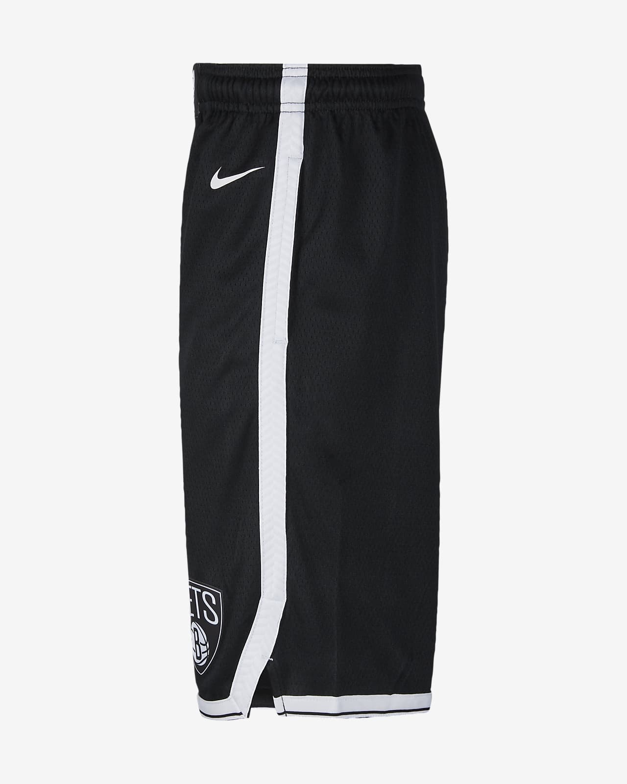 Brooklyn Nets Icon Edition Older Kids' Nike NBA Swingman Shorts. Nike SI