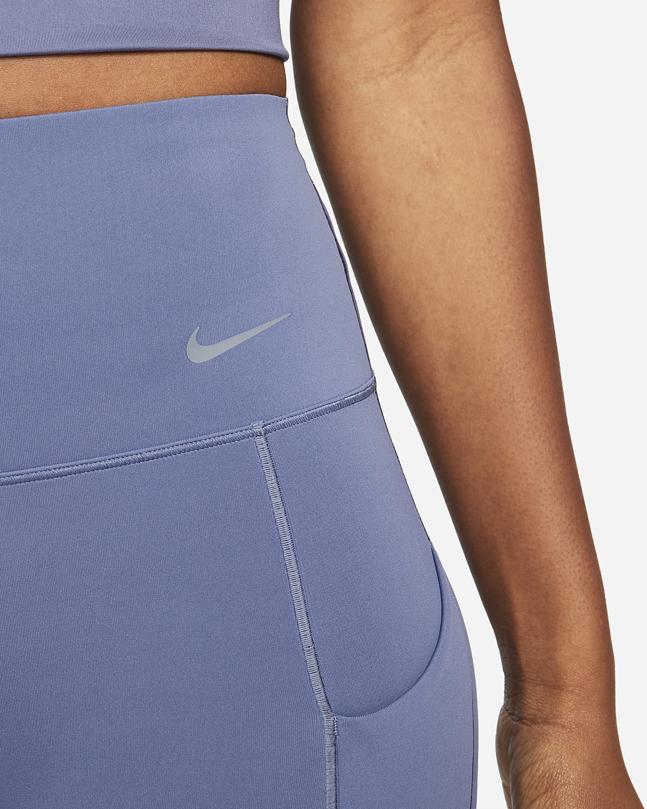 Nike Universa Women\'s Medium-Support High-Waisted Full-Length Leggings with  Pockets.