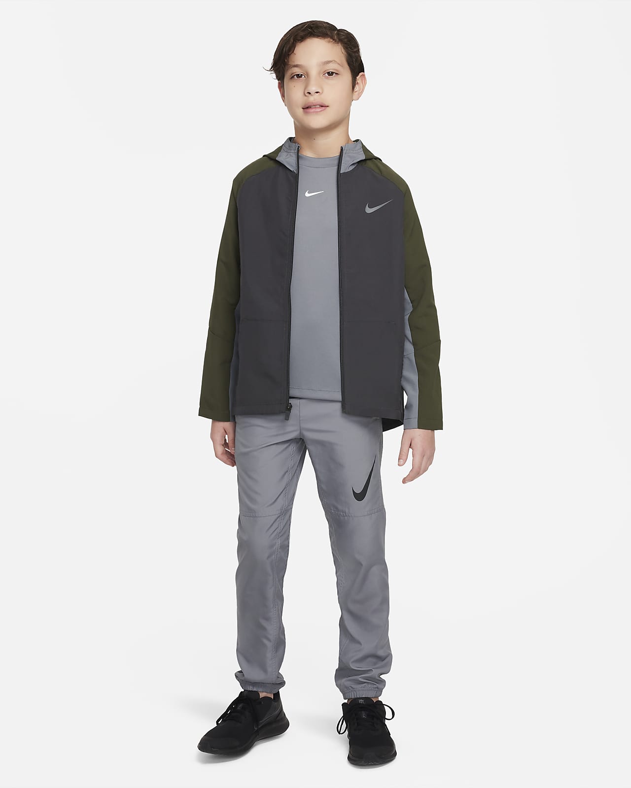 Nike Dri-Fit Older Kids' (Boys') Woven Training Jacket. Nike Vn