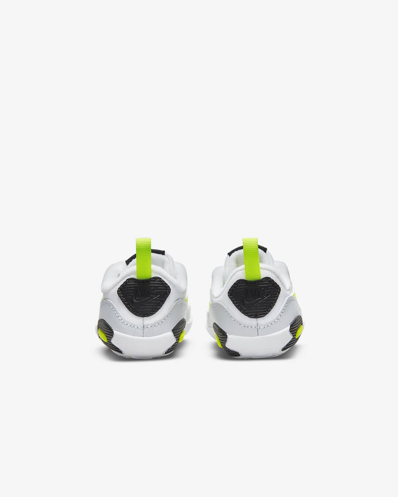 Nike Air Max 90 Crib White/Particle Grey-LT Smoke Grey-Volt - CI0424-101 |  Sneaker District
