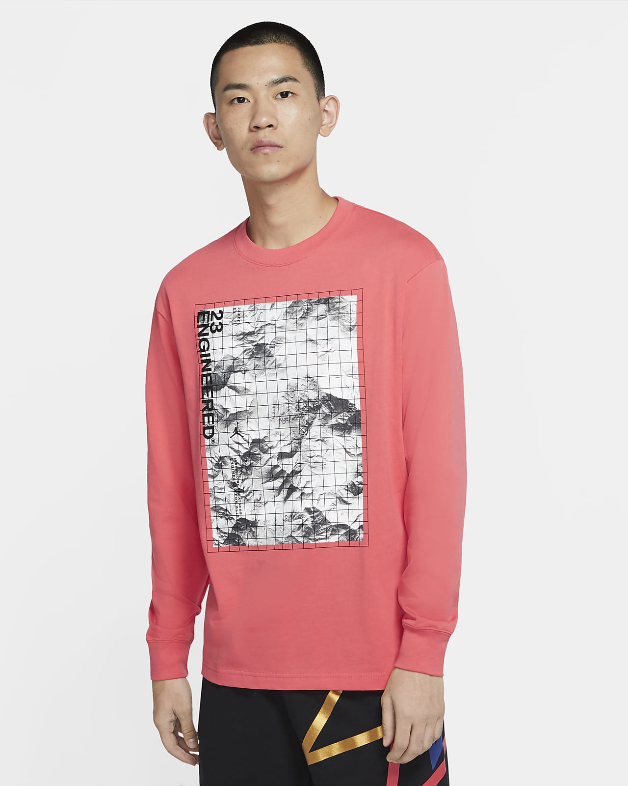 jordan long sleeve red