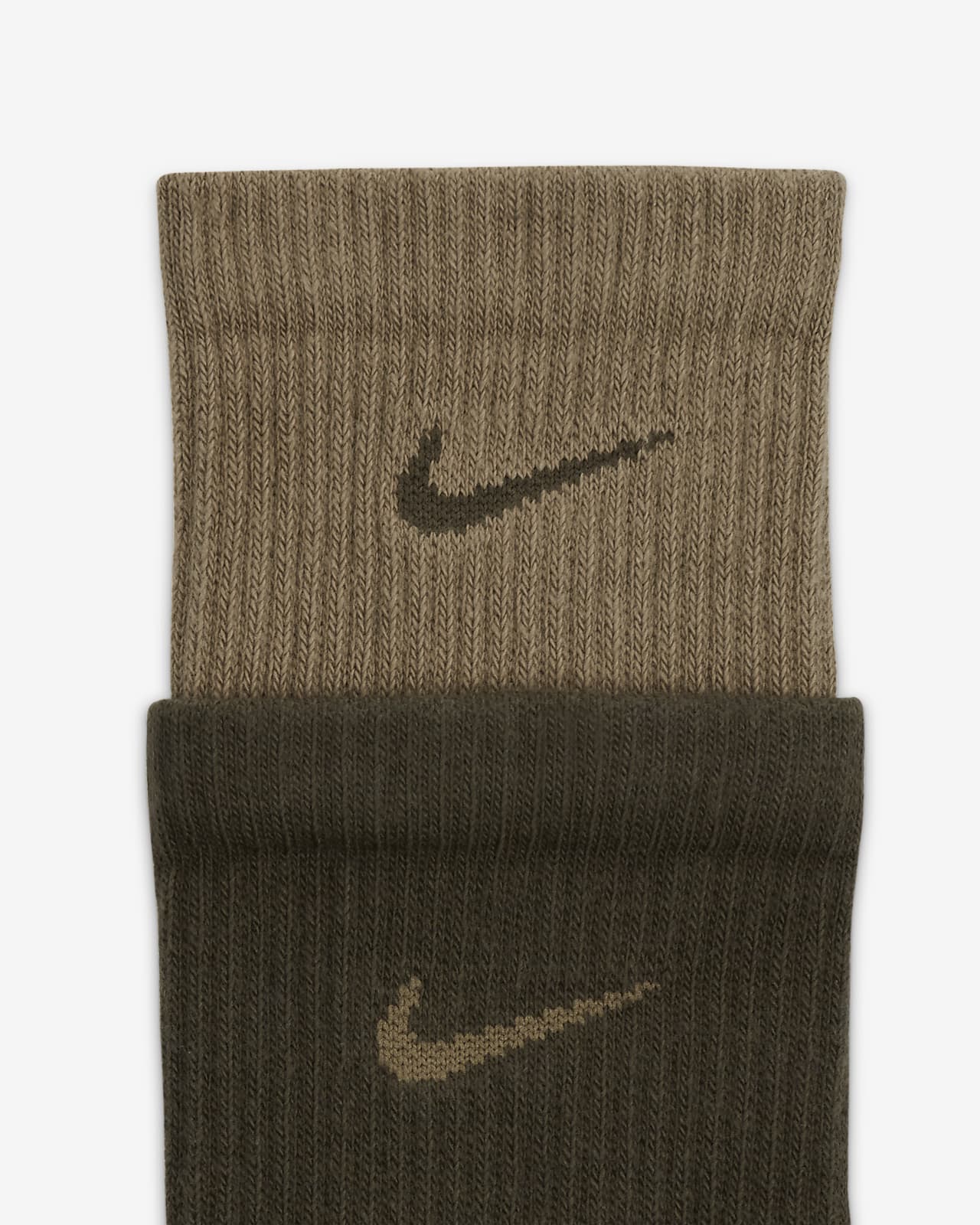 nike everyday plus socks brown