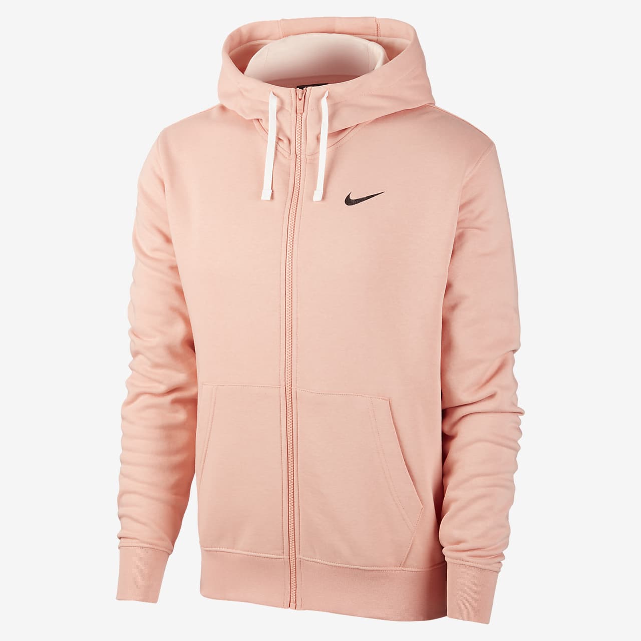 club full zip hoodie french terry