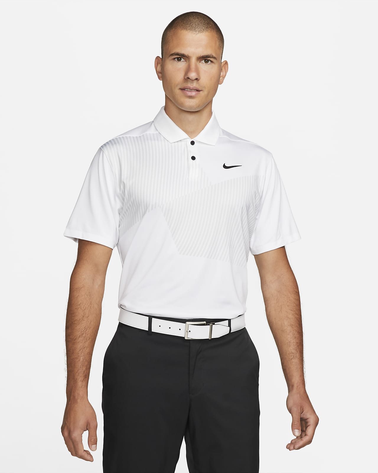 Nike Dri-FIT Vapor mintás férfi golfpóló