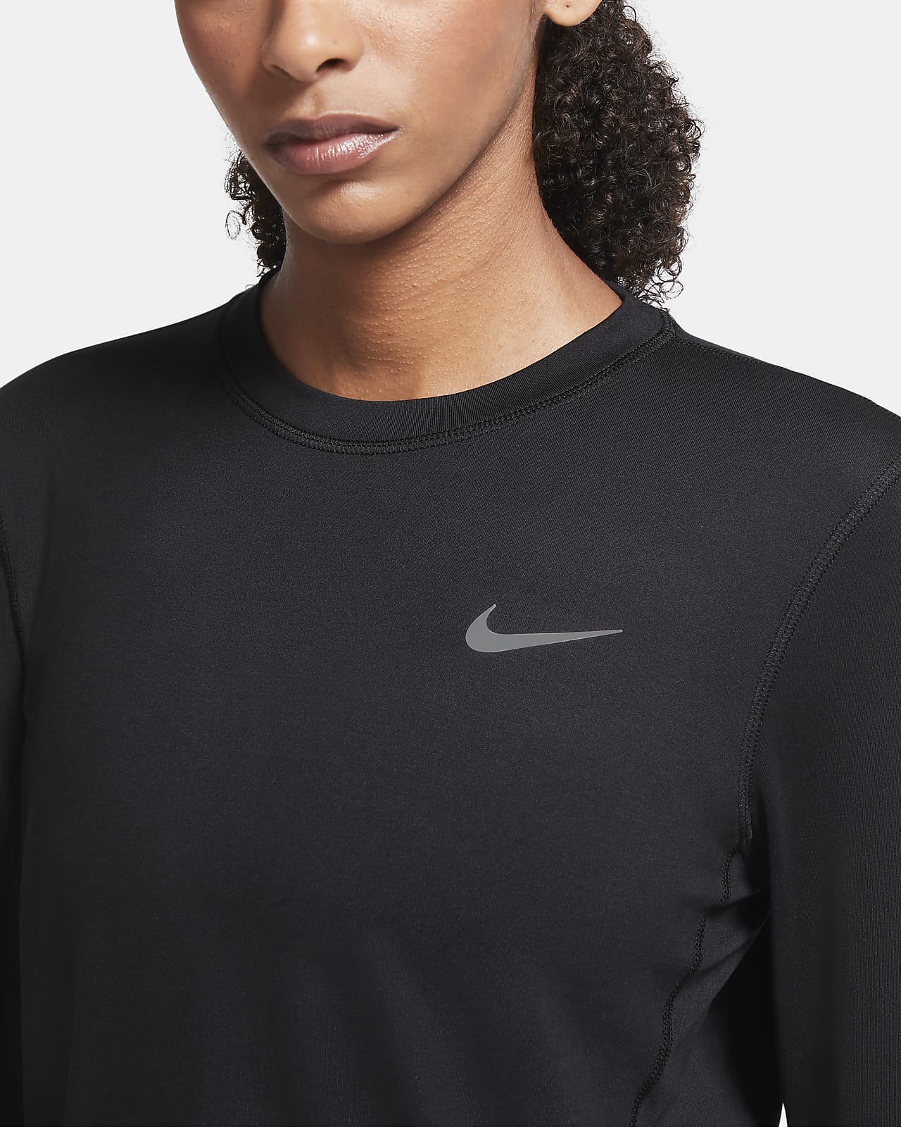 Sudadera de cuello redondo de running para mujer Nike Dri-FIT Element. Nike  MX