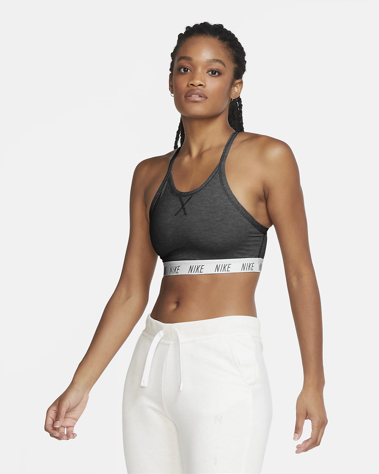 nike swoosh medium support sports bra