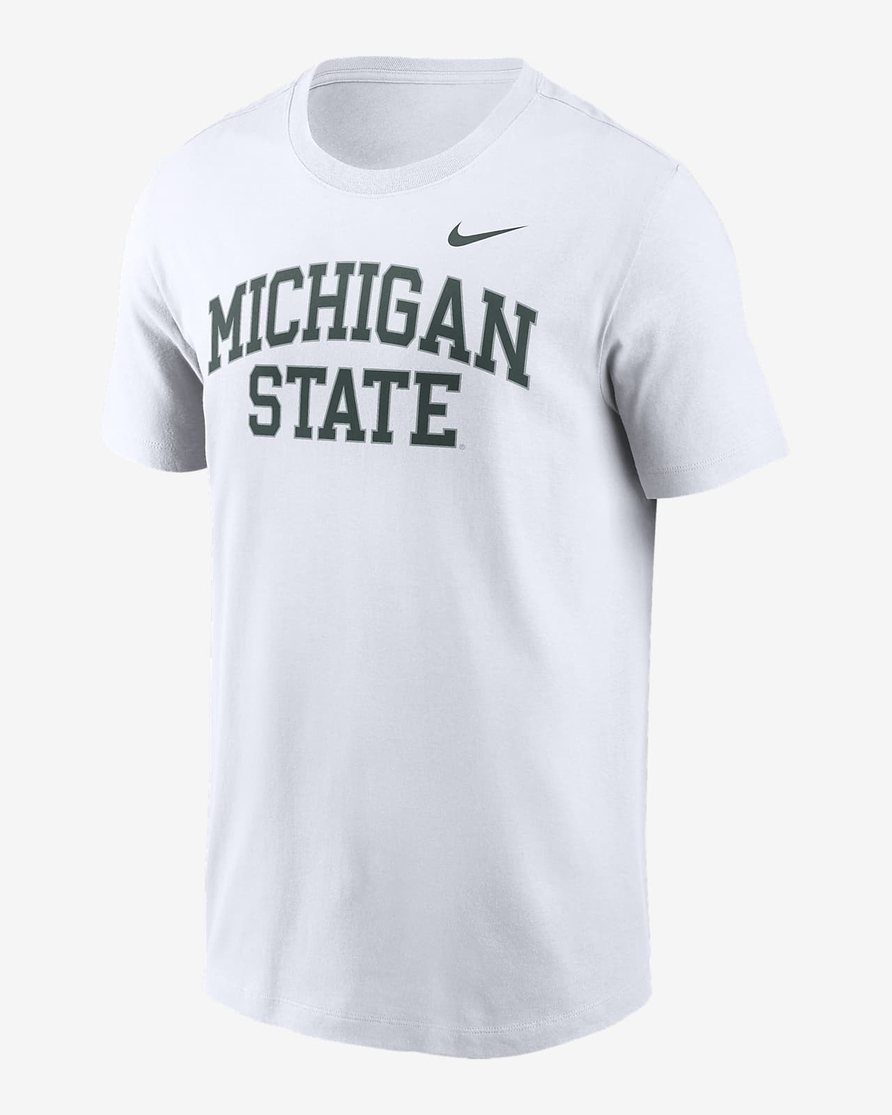 Playera universitaria Nike para hombre Michigan State Spartans Blitz