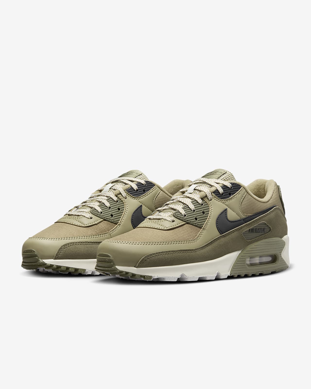 Nike Men's Air Max 90 Shoes, Size 6.5, Neutral Olive/Black