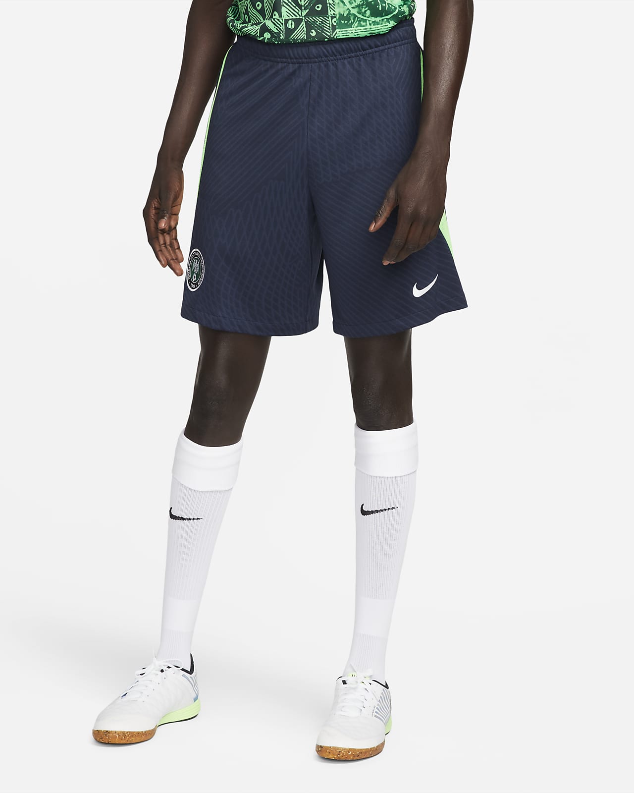 Shorts de fútbol de tejido Knit para hombre Nike Dri-FIT Nigeria Strike