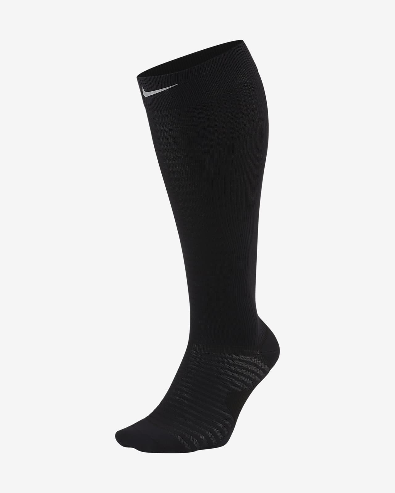 black nike calf socks
