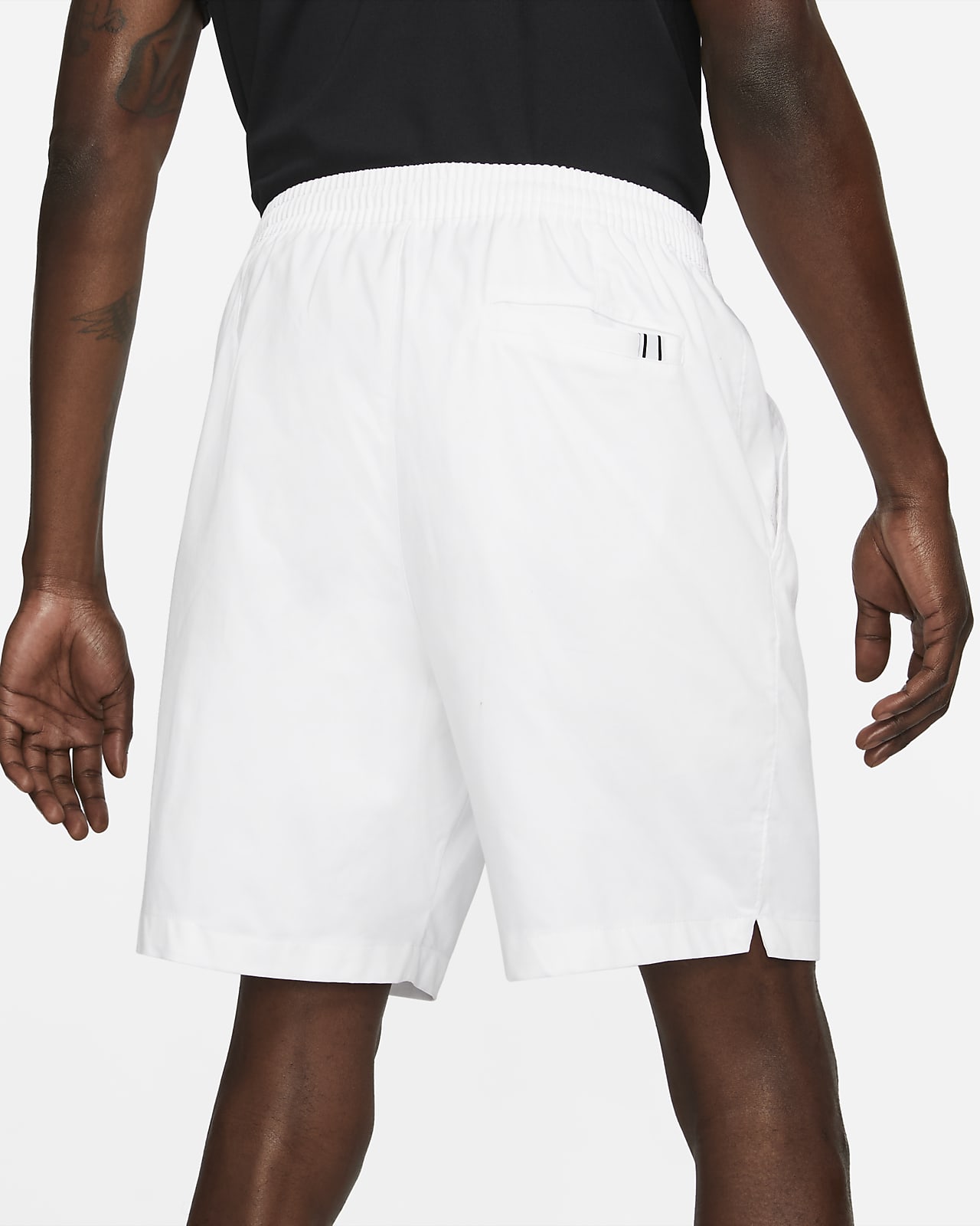 white nike tennis shorts