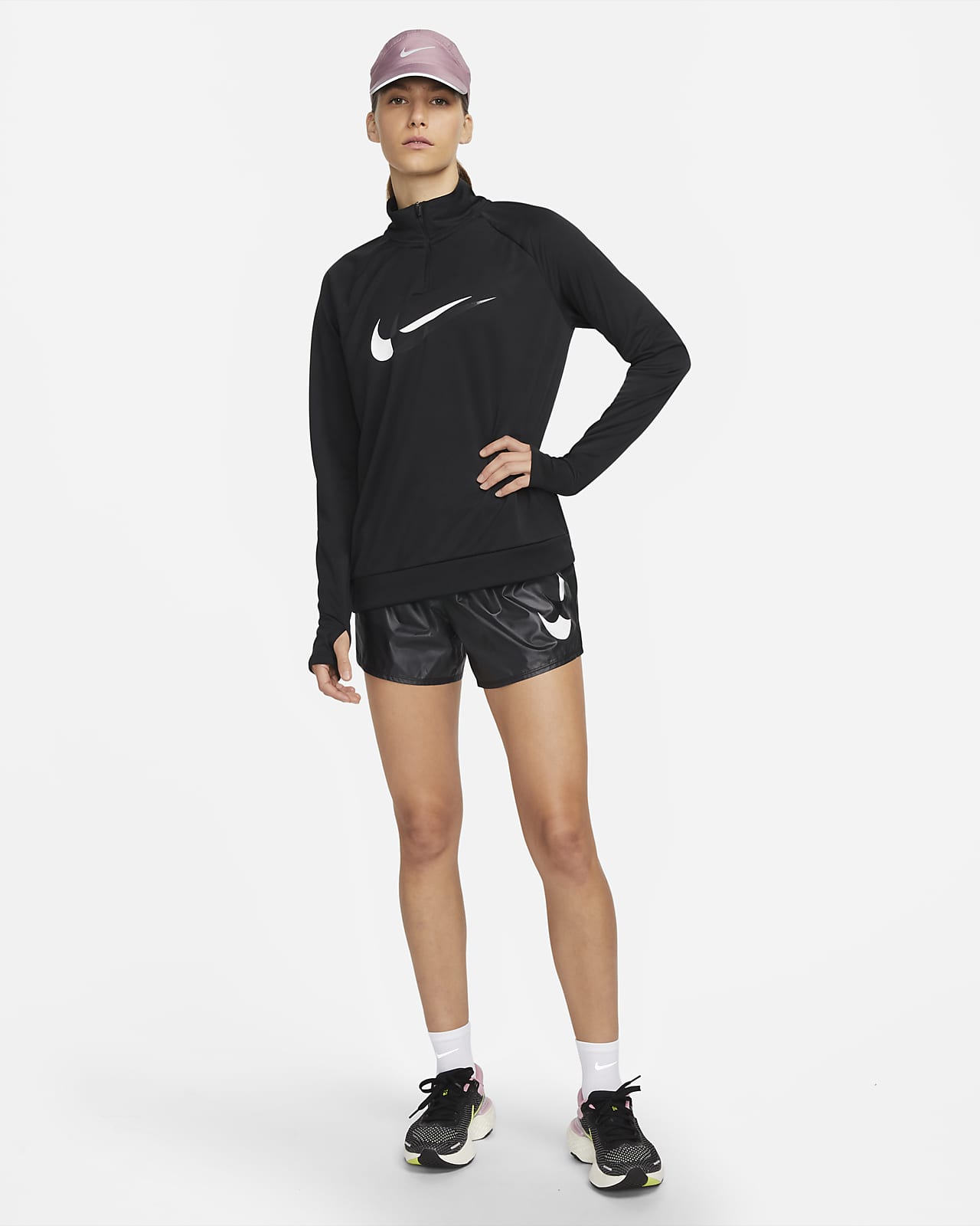 Nike Dri-FIT Swoosh Run Women's 1/4-Zip Running Midlayer