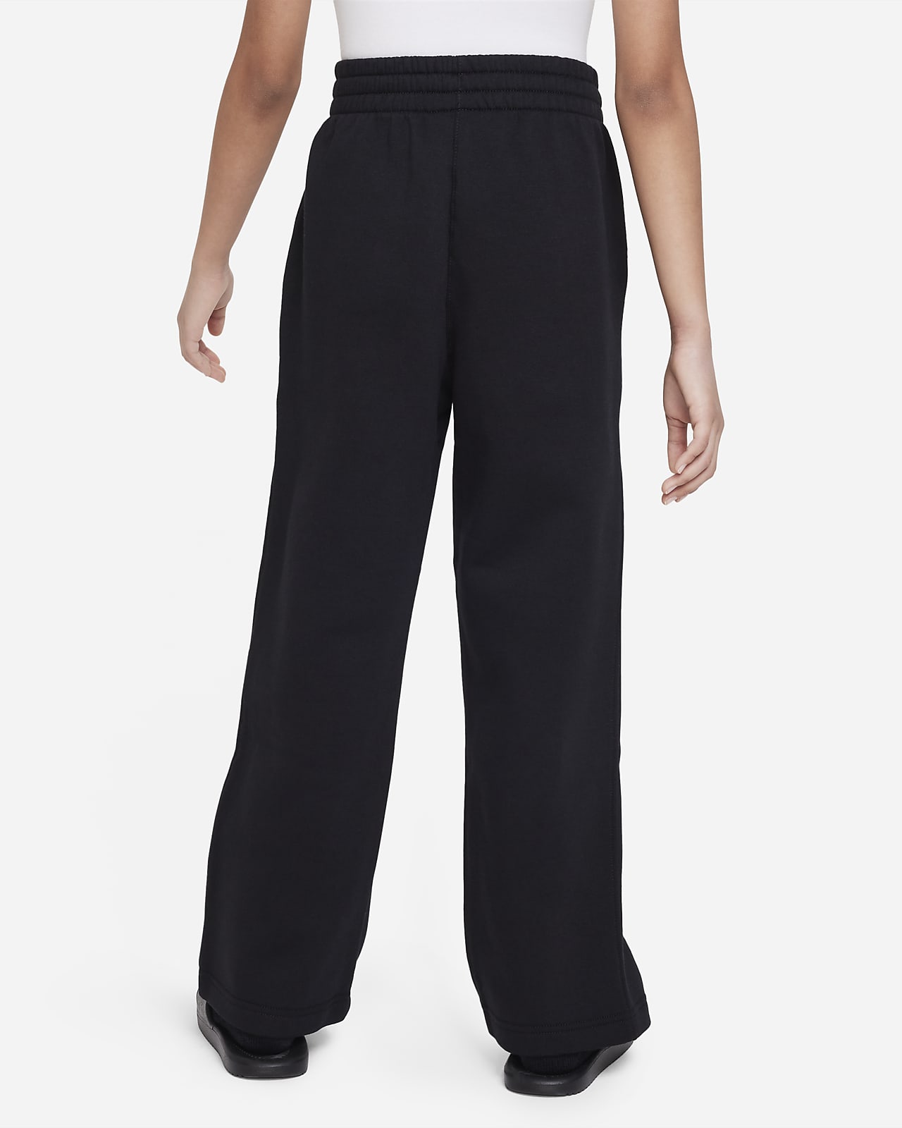 Nike fleece wide leg pants new arrivals