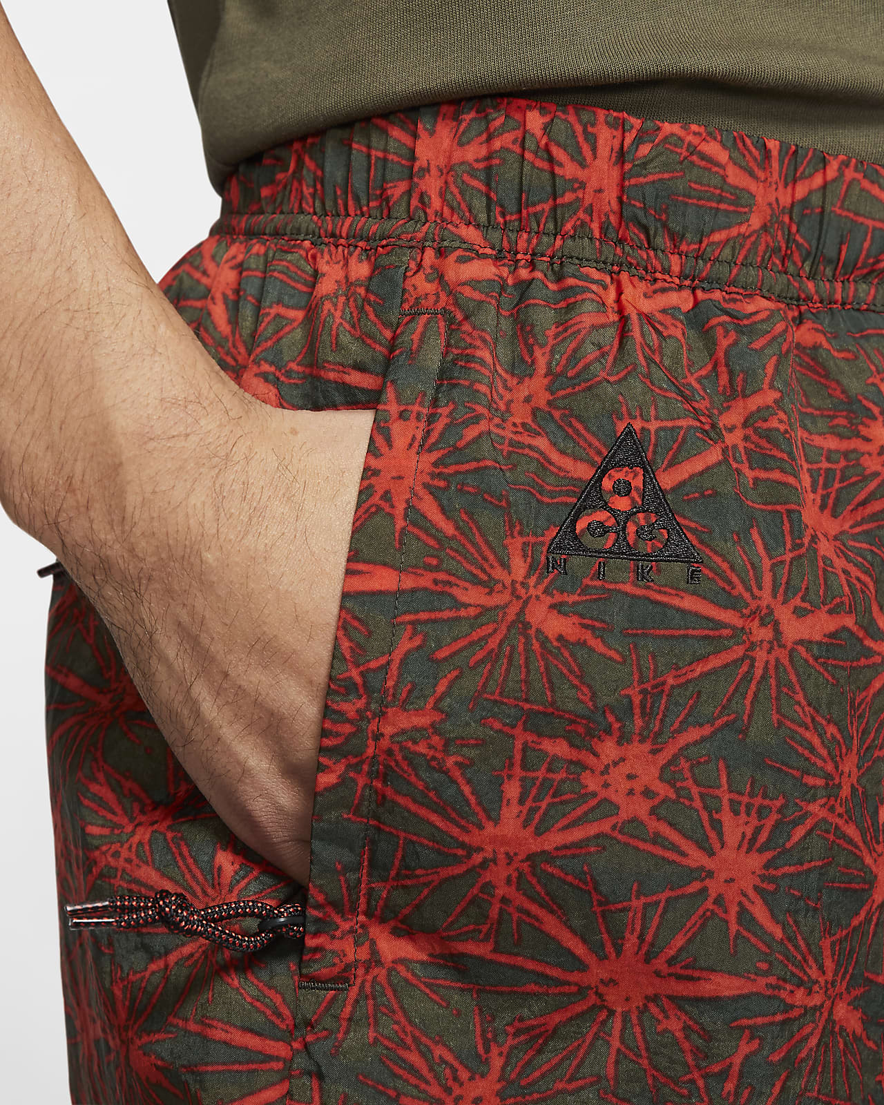 women's nike sportswear allover print woven shorts