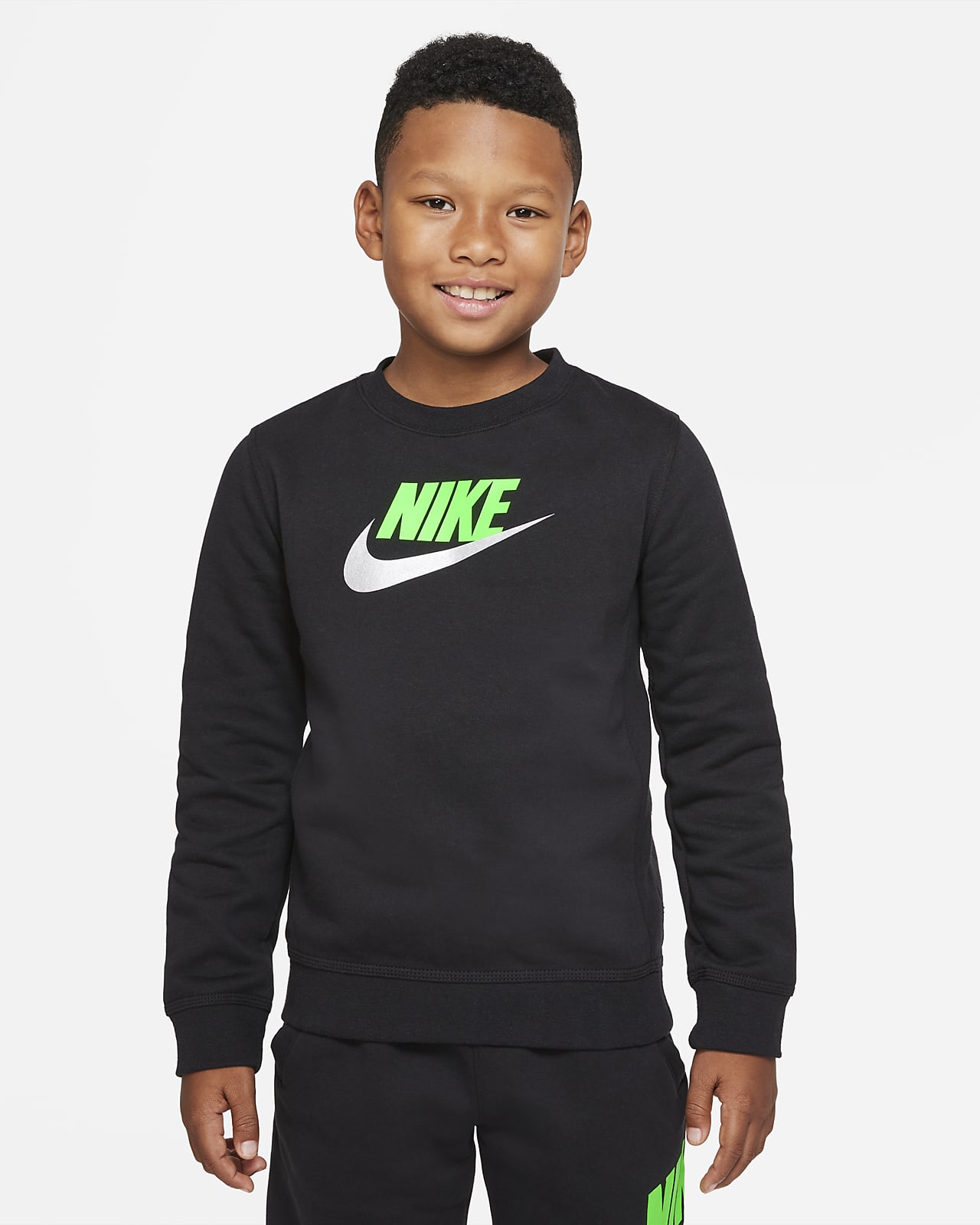 Nike公式 ナイキ スポーツウェア クラブ フリース ジュニア ボーイズ クルー オンラインストア 通販サイト