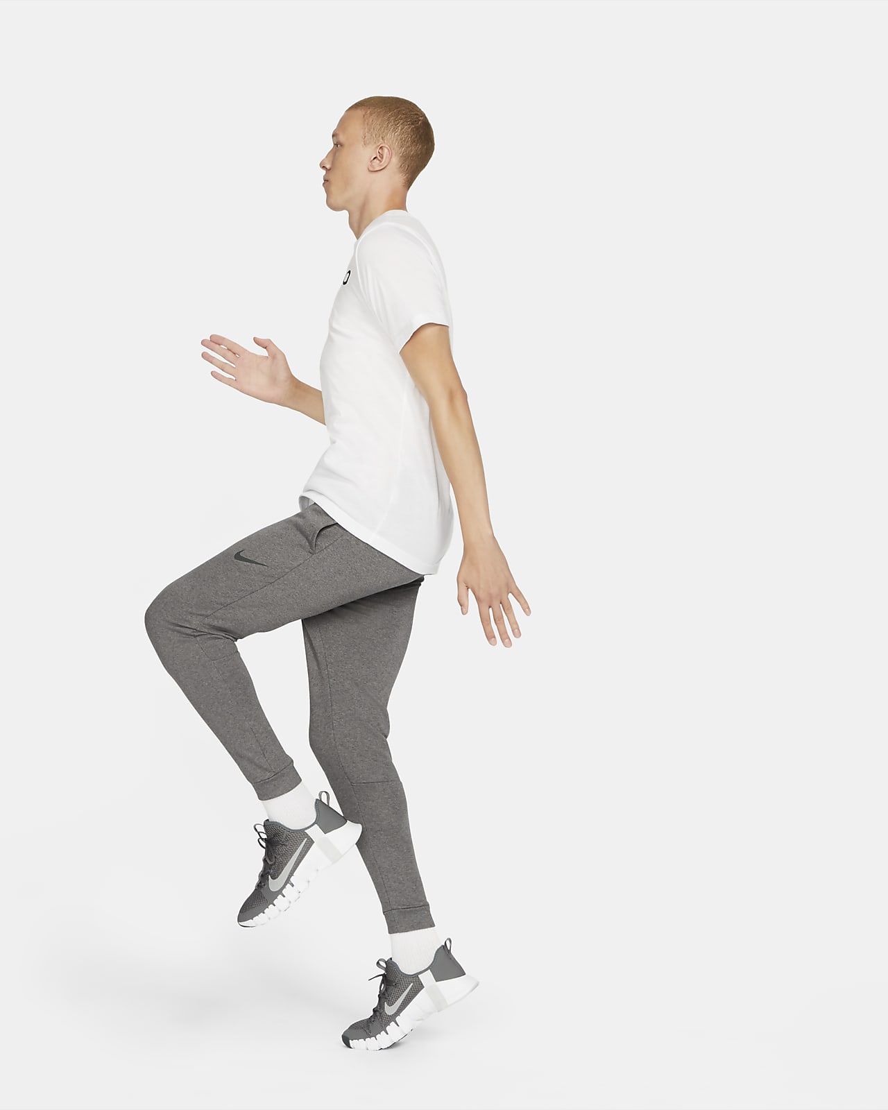 NIKE Fit Dry Charcoal Gym Athletic Capri Wide Leg Sweat Pants - Size XS  (0-2)